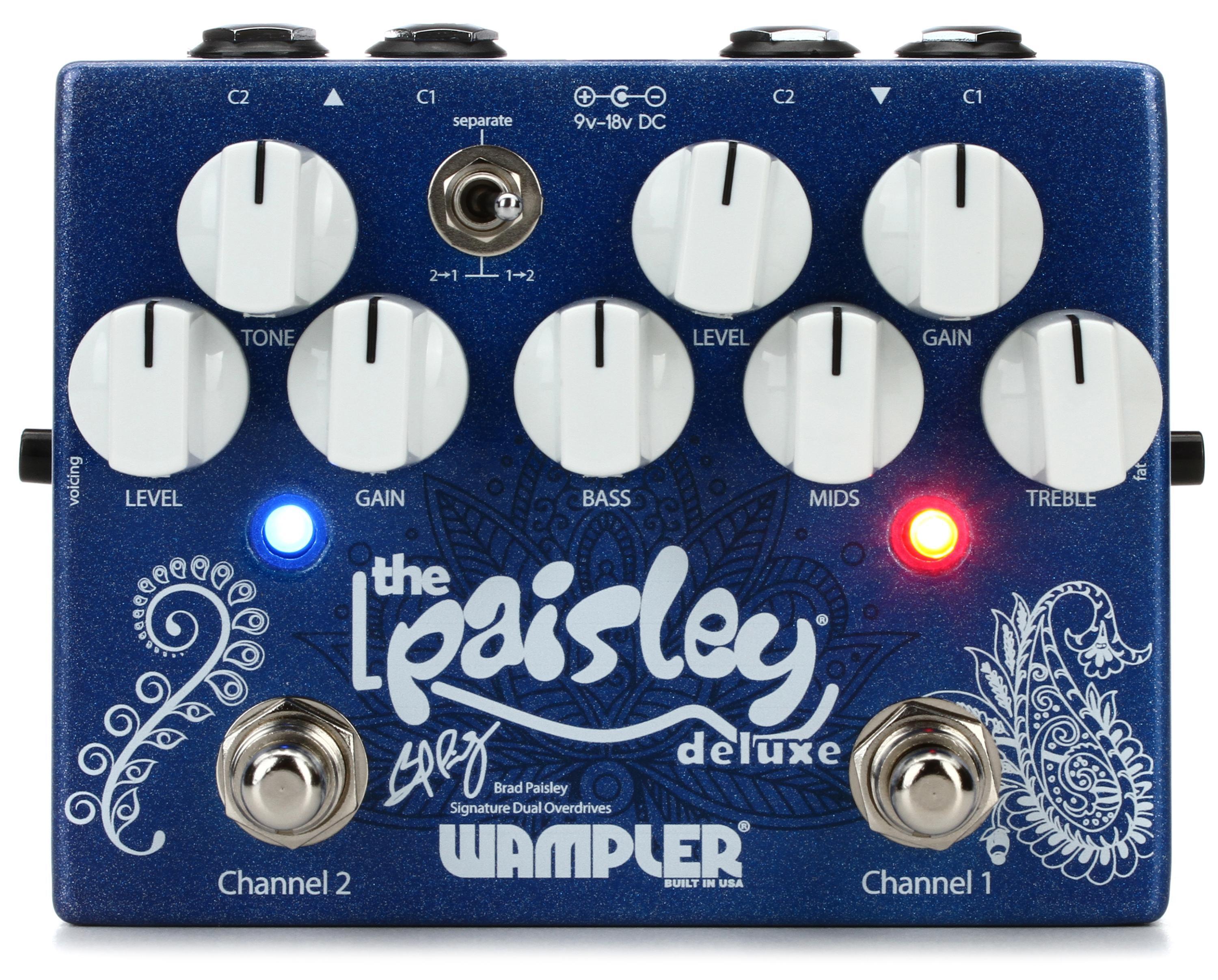 Wampler Paisley Drive Deluxe Overdrive Pedal