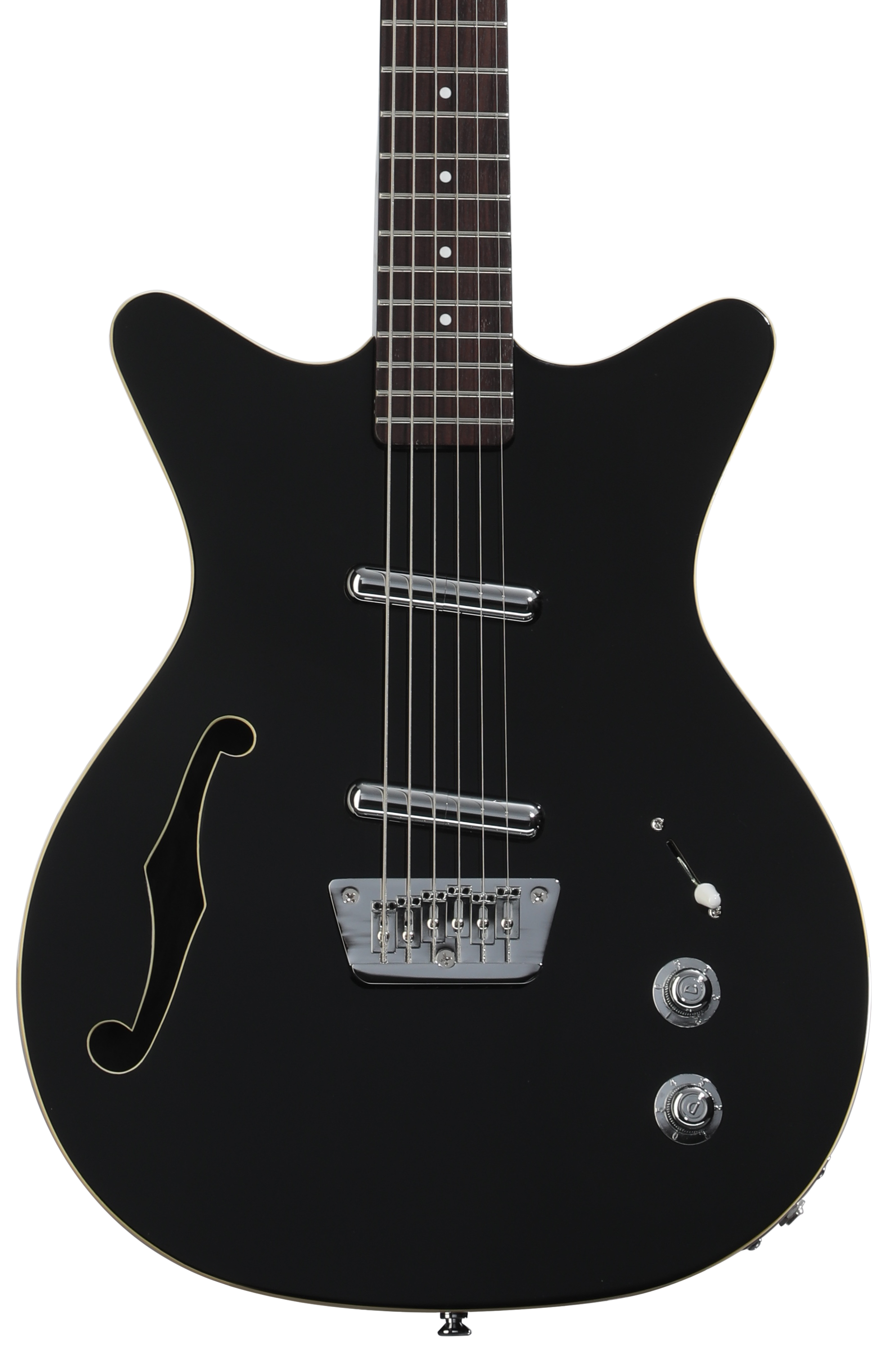DANELECTRO エレキギター ブラック/ホワイト D59 ビザールギター DANELECTRO エレキギター ブラック/ホワイト D59 ビザールギター