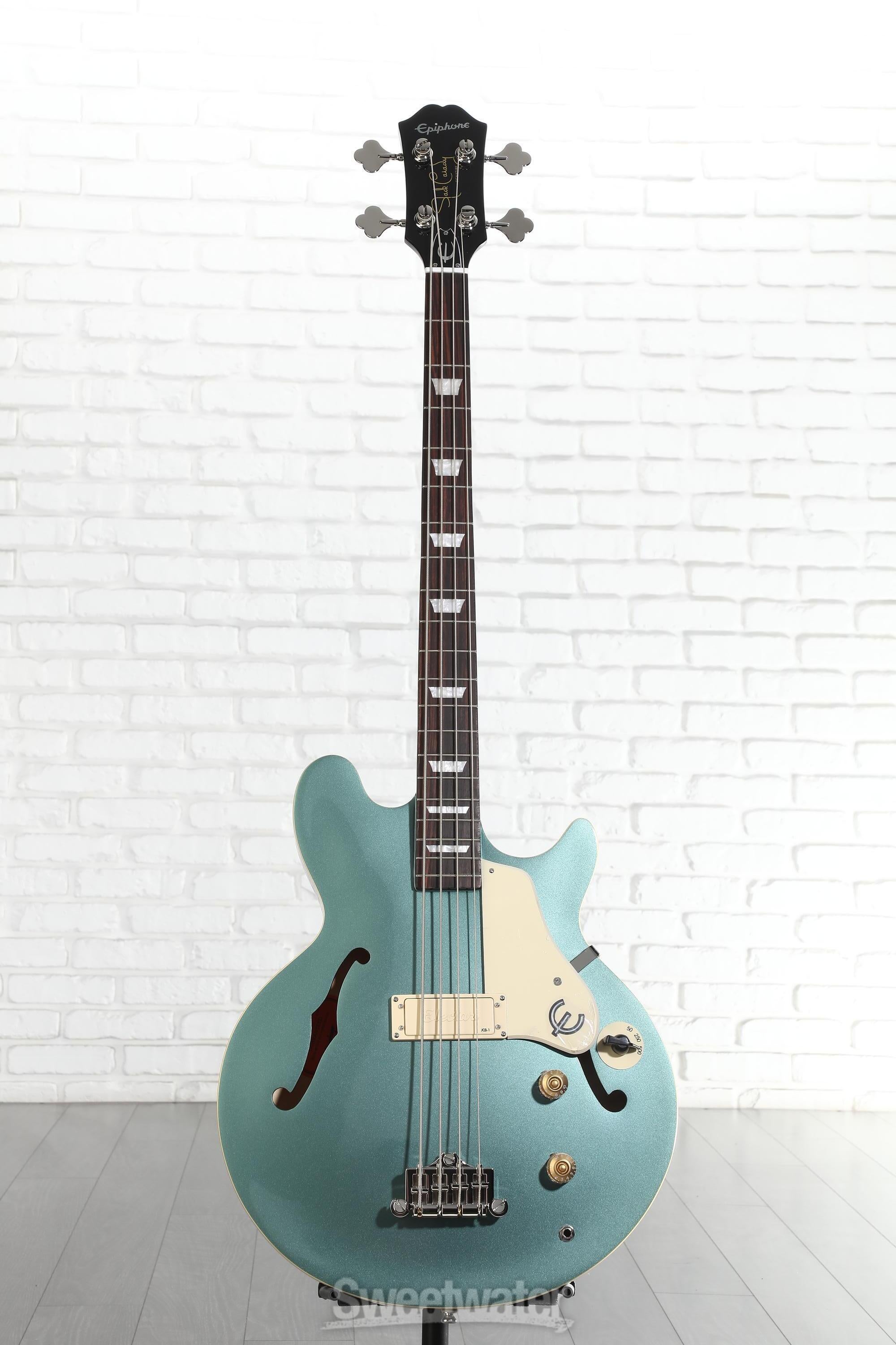 Epiphone Jack Casady Signature Bass - Faded Pelham Blue | Sweetwater
