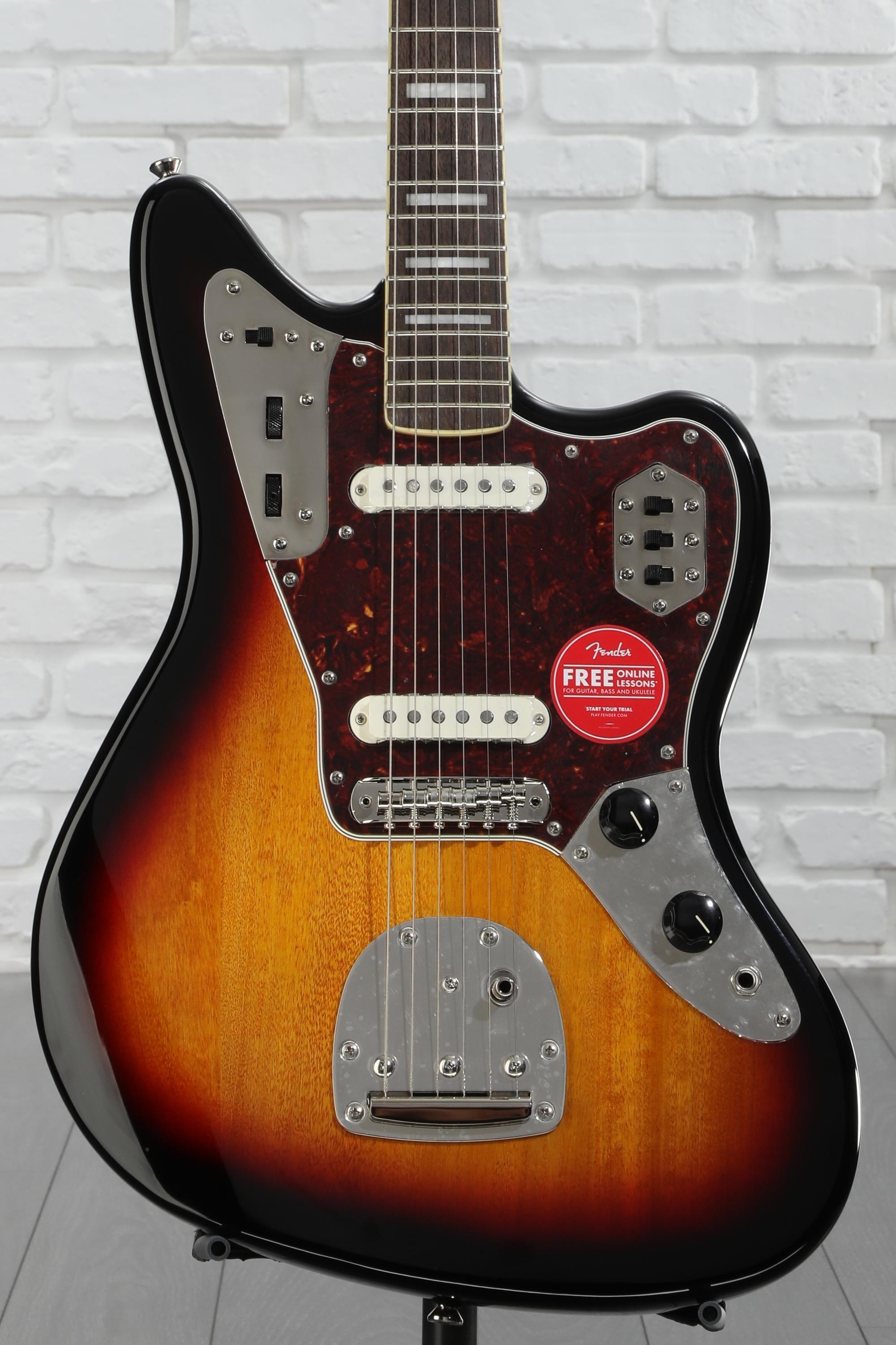 Squier Classic Vibe '70s Jaguar - 3-Tone Sunburst | Sweetwater