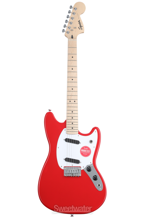 Squier Sonic Mustang Solidbody Electric Guitar - Torino Red Squier Sonic Mustang Solidbody Electric Guitar - Torino Red