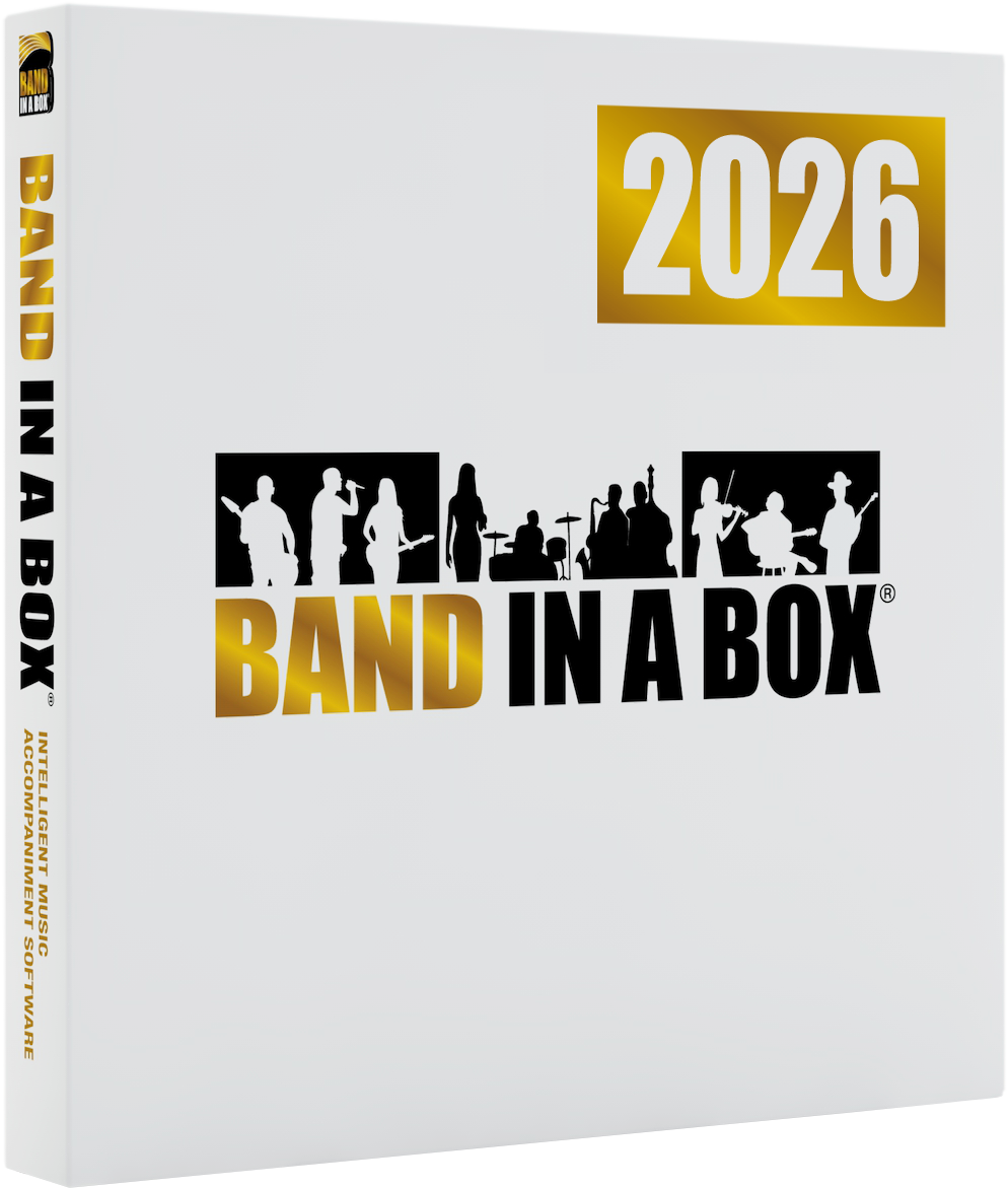 PG Music Band-in-a-Box 2026 MegaPAK for Windows | Sweetwater