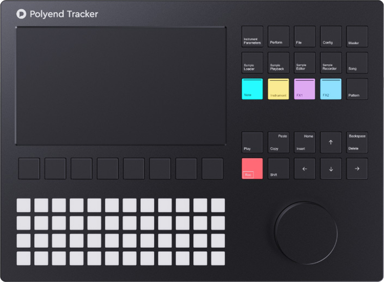 Polyend Tracker Tabletop Sampler, Wavetable Synthesizer and Sequencer -  Black