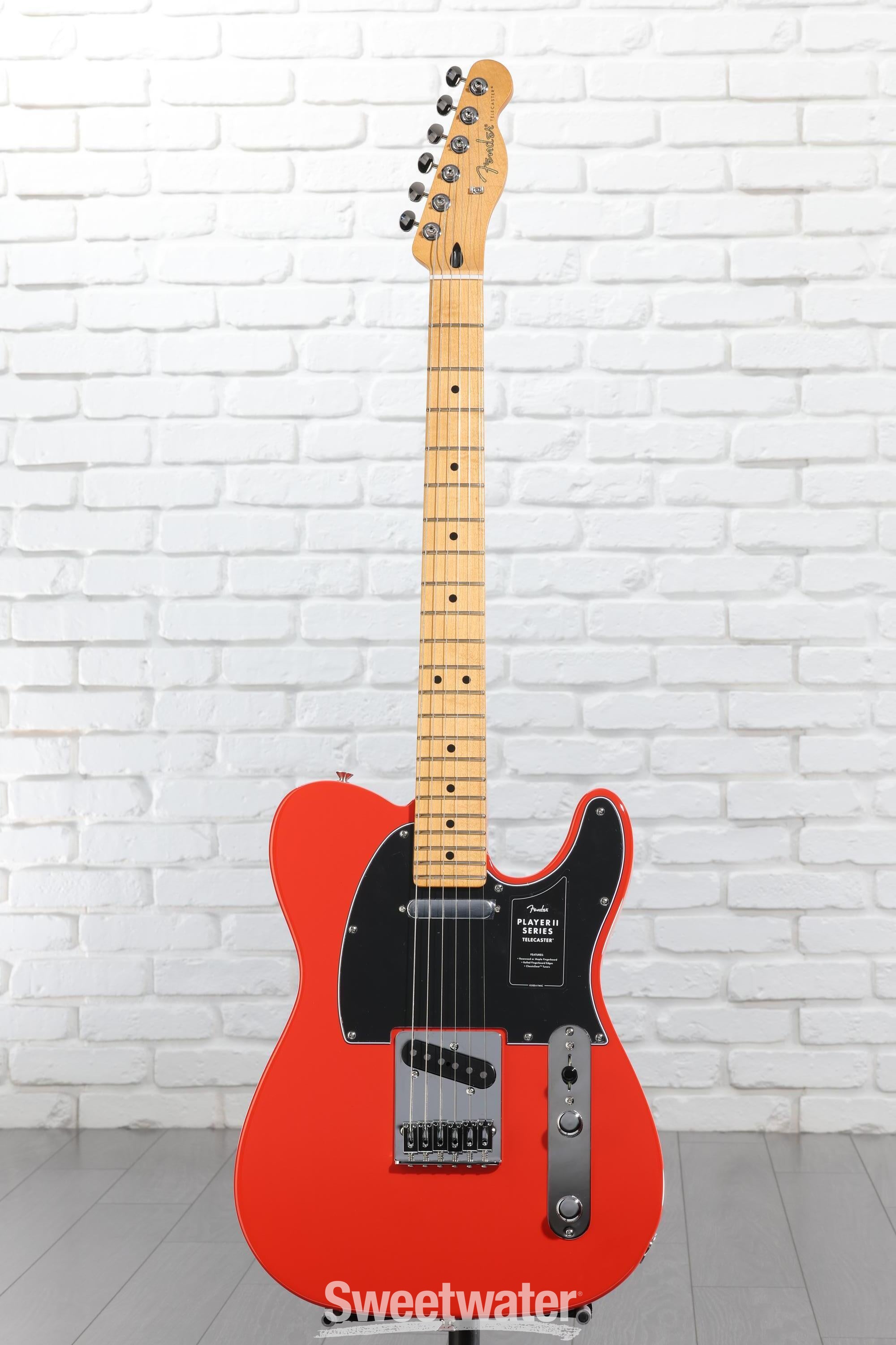 Fender Player II Telecaster Electric Guitar - Coral Red with
