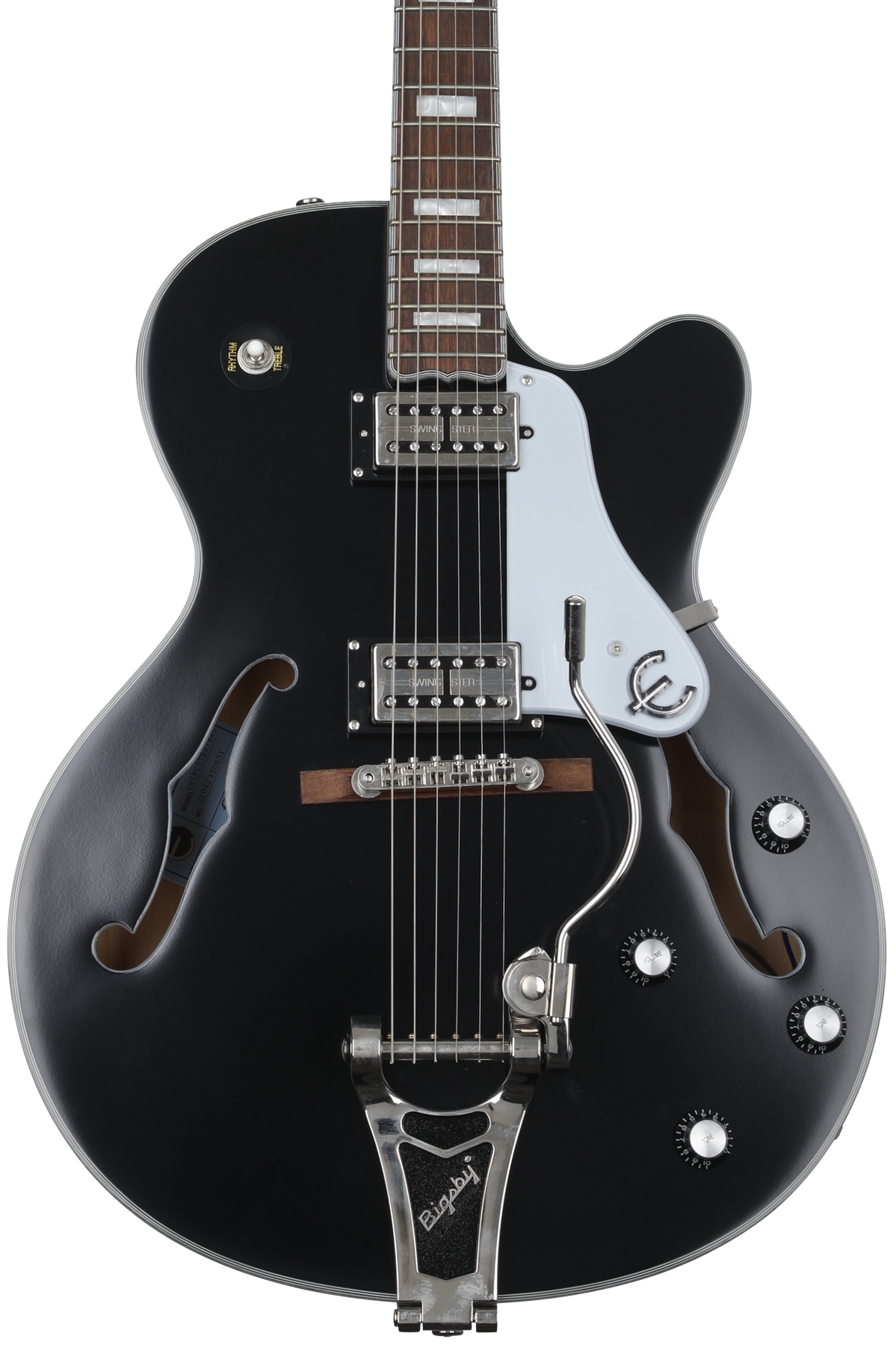 Epiphone Emperor Swingster Hollowbody - Black Aged Gloss | Sweetwater