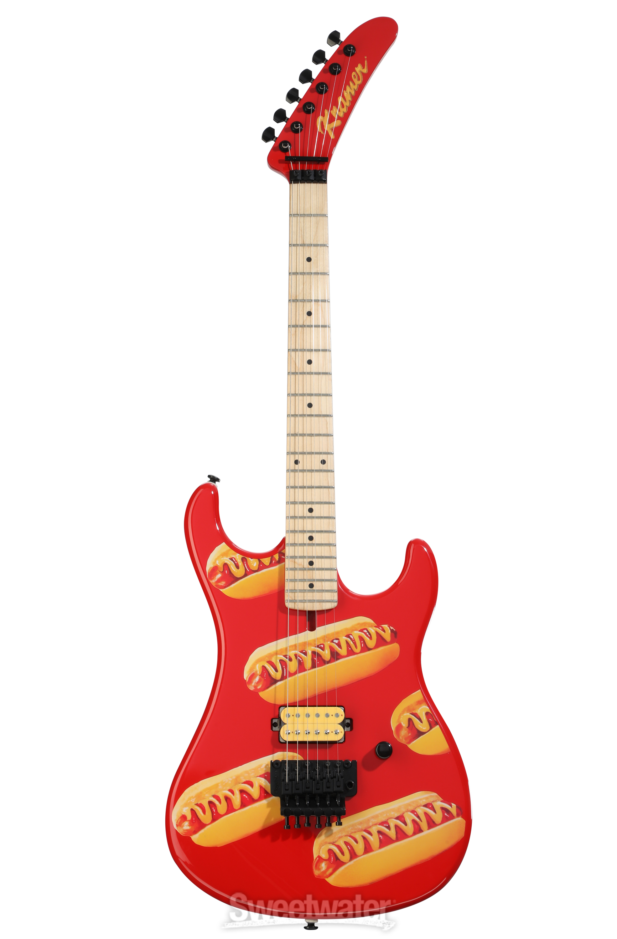 Kramer The 84 Hot Dogger Electric Guitar - Ketchup Red, Sweetwater