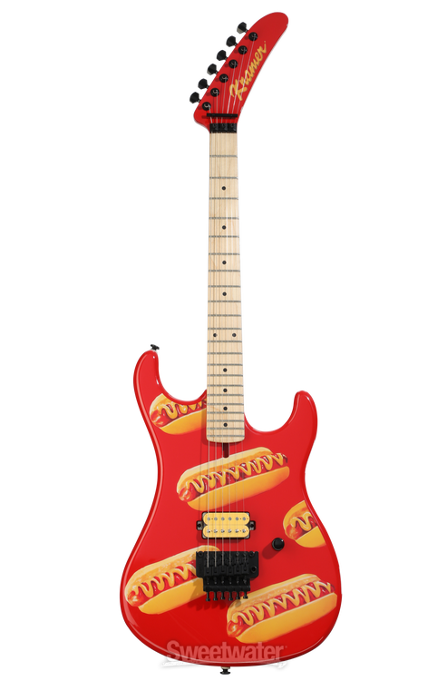 Kramer The 84 Hot Dogger Electric Guitar - Ketchup Red, Sweetwater