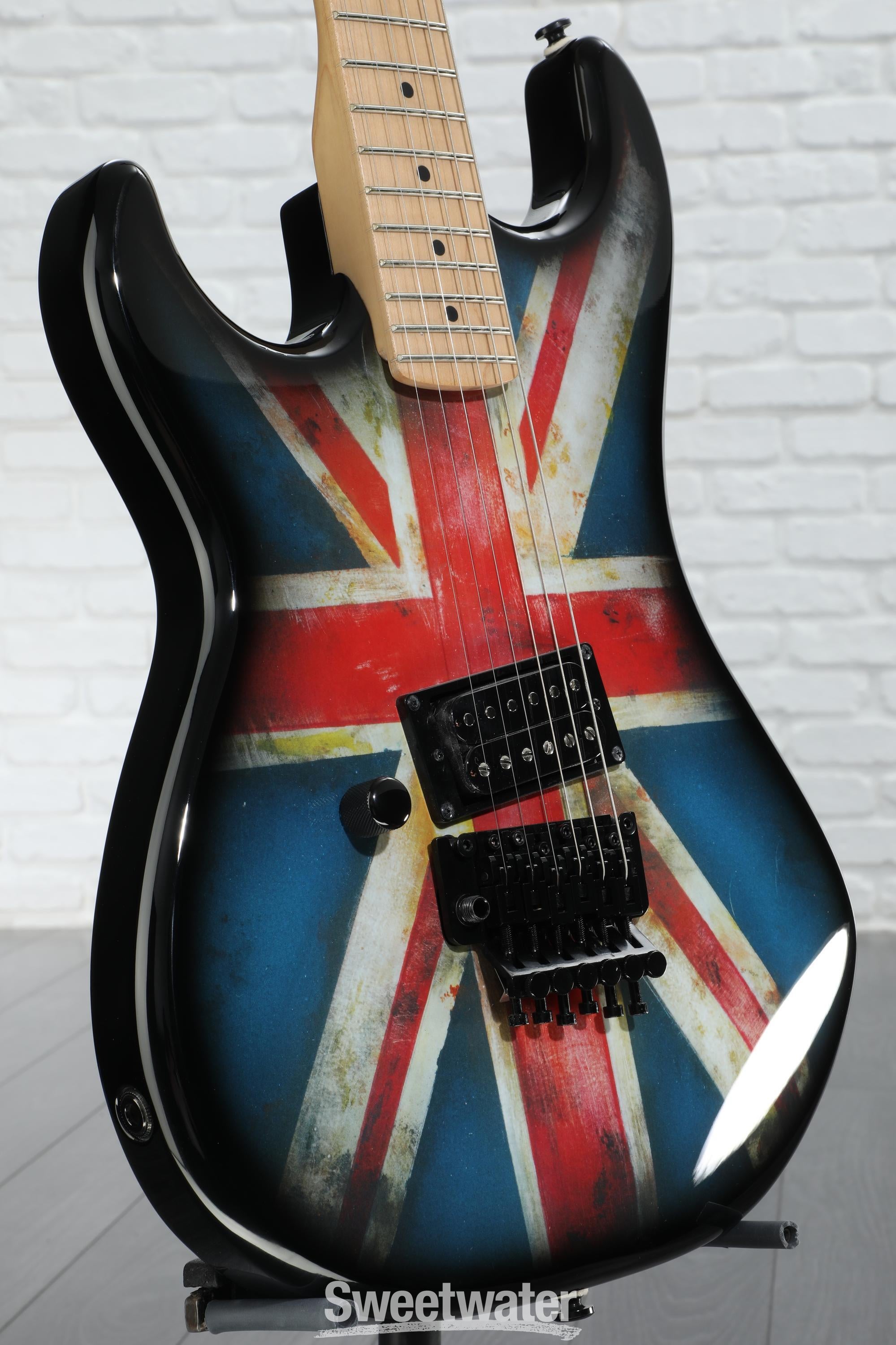 Photo of Kramer Nick Bowcott Signature Baretta Left-handed Electric Guitar - Union Jack
