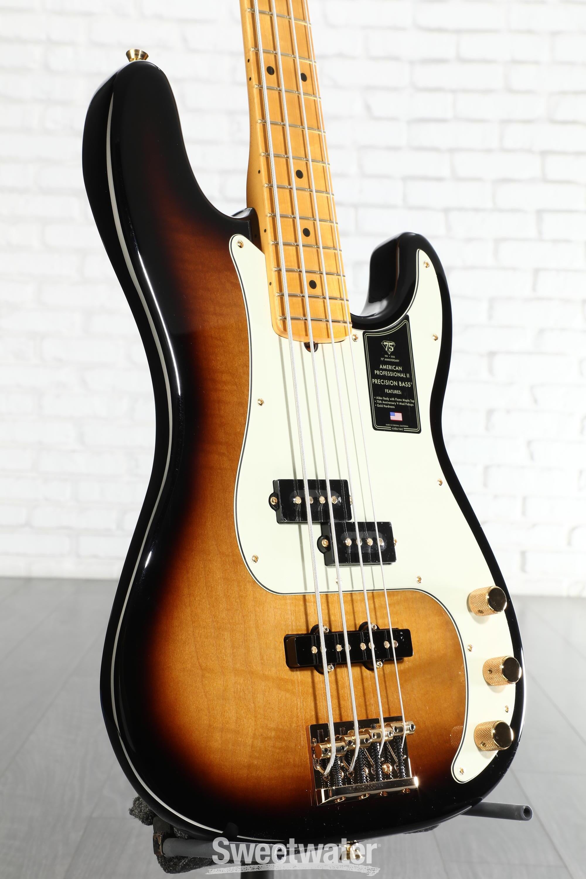 Photo of Fender 75th Anniversary American Professional PJ Bass - 2-Color Sunburst