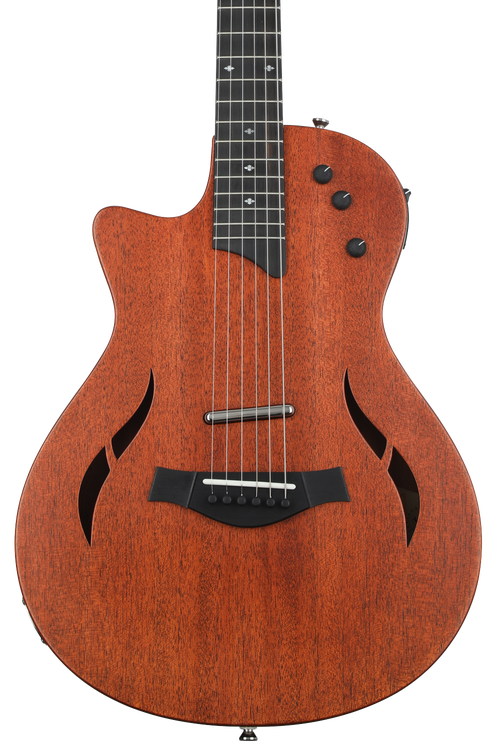 Taylor T5z Classic Left-Handed Hollowbody Electric Guitar - Tropical  Mahogany | Sweetwater