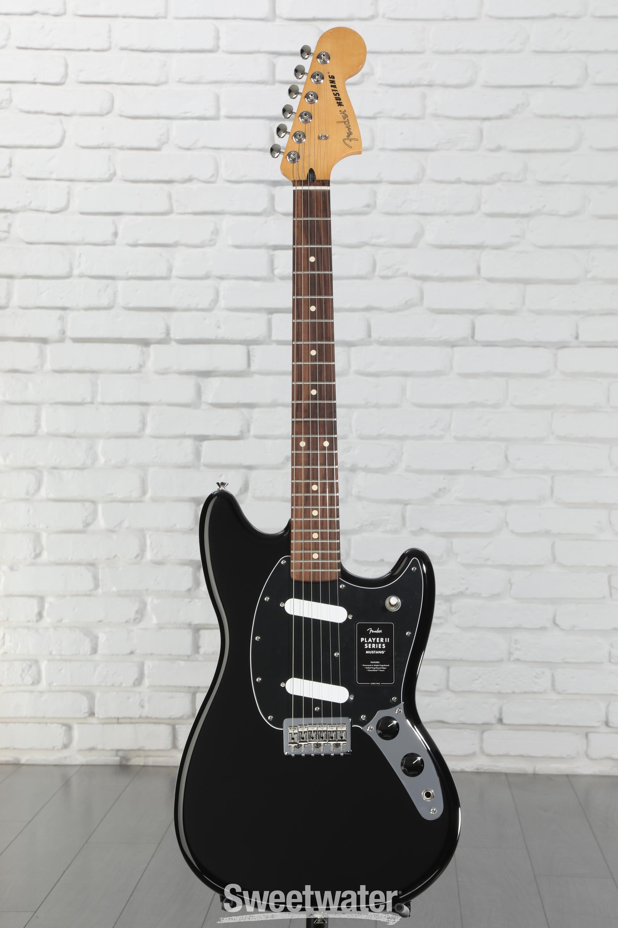 Fender Player II Mustang - Black with Rosewood Fingerboard