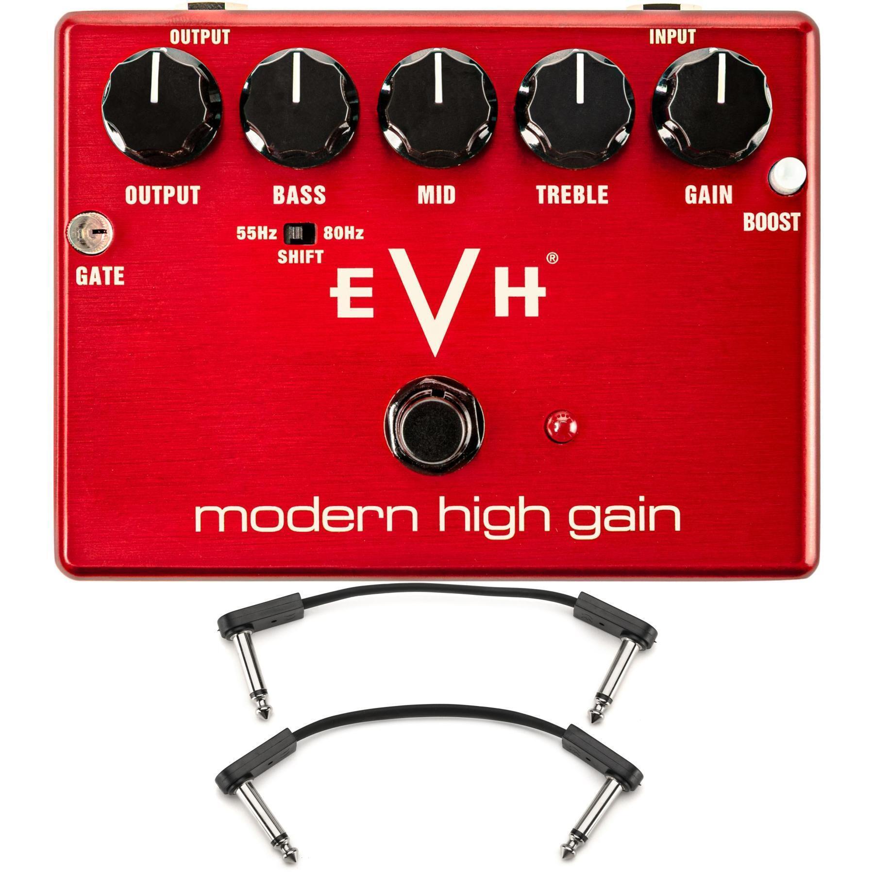 MODERN HIGH GAIN DISTORTION『RED』 MXR EVH Modern High Gain Distortion Pedal with Flat Patch Cables