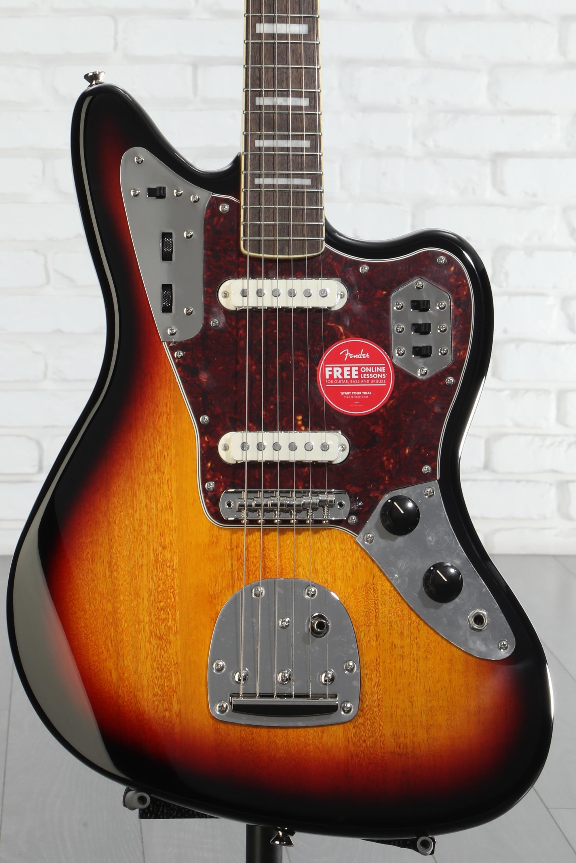 ギター Squier Jaguar Classic Vibe 70s Squier Classic Vibe '70s Jaguar Electric Guitar | zZounds