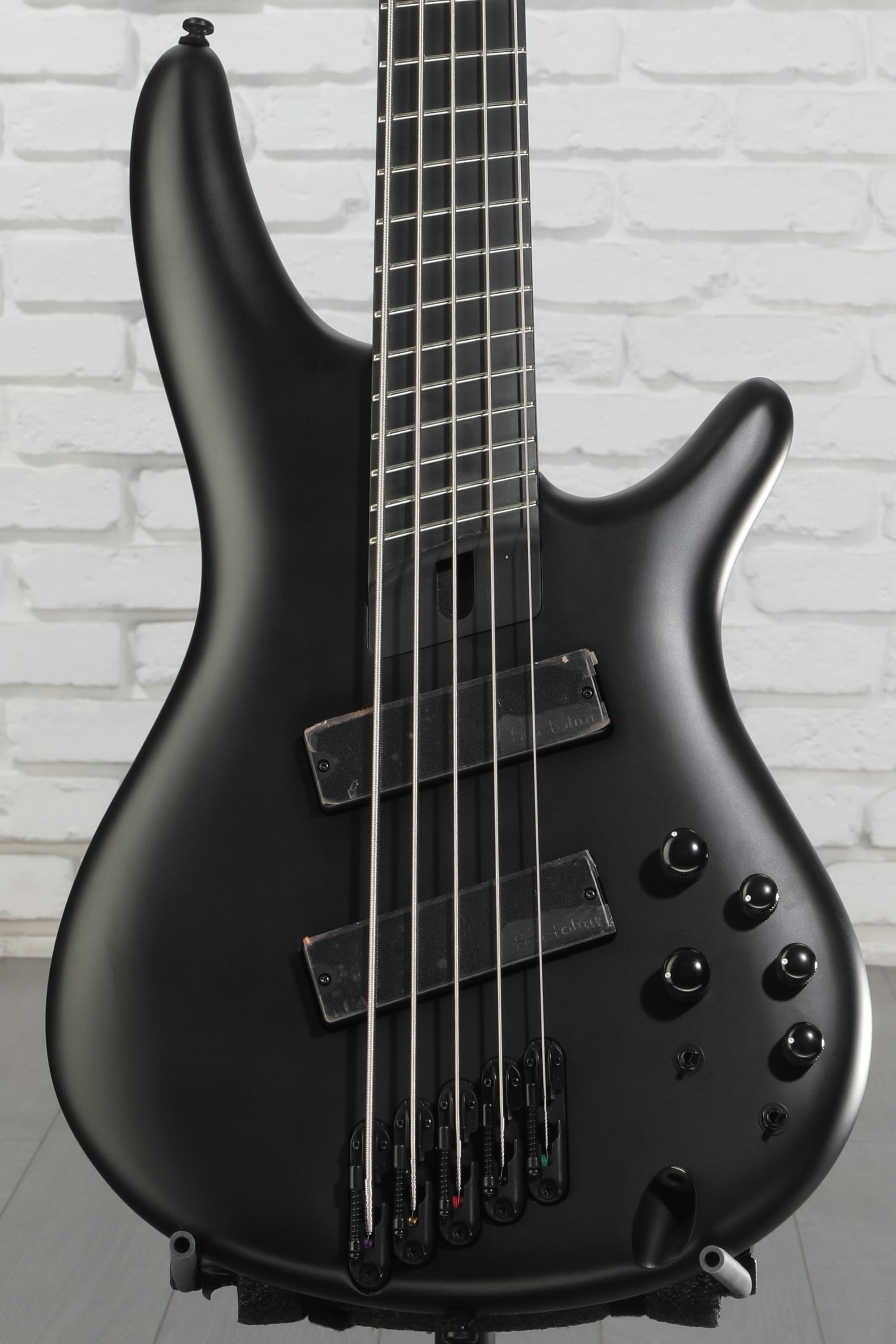 【極美品】Ibanez SRMS625EX エレキベース 5弦ベース Ibanez SRMS625EX 5-String Multi-Scale Electric Bass Black Flat