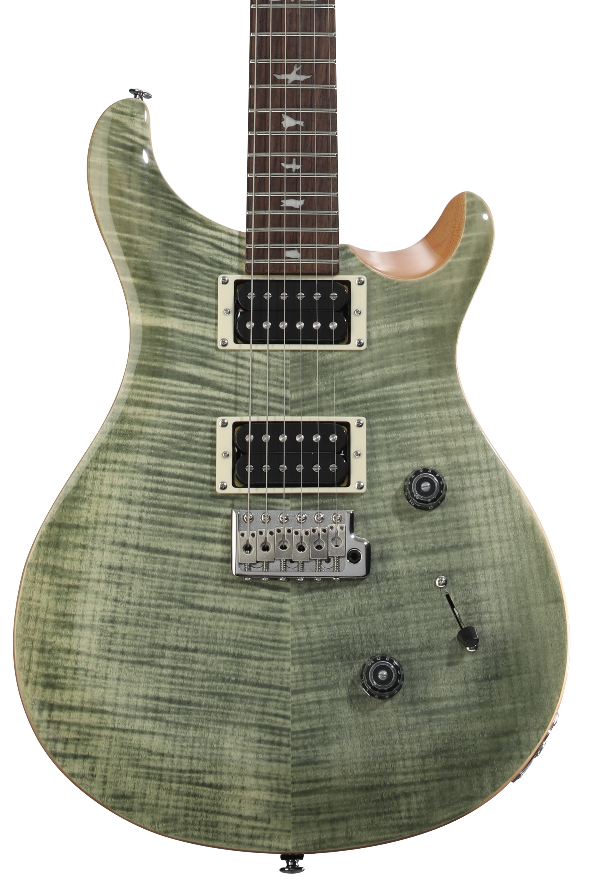 ギター PaulReedSmith SE Custom24 Trampas Green PRS SE Custom 24 Electric Guitar - Trampas Green, Sweetwater Exclusive