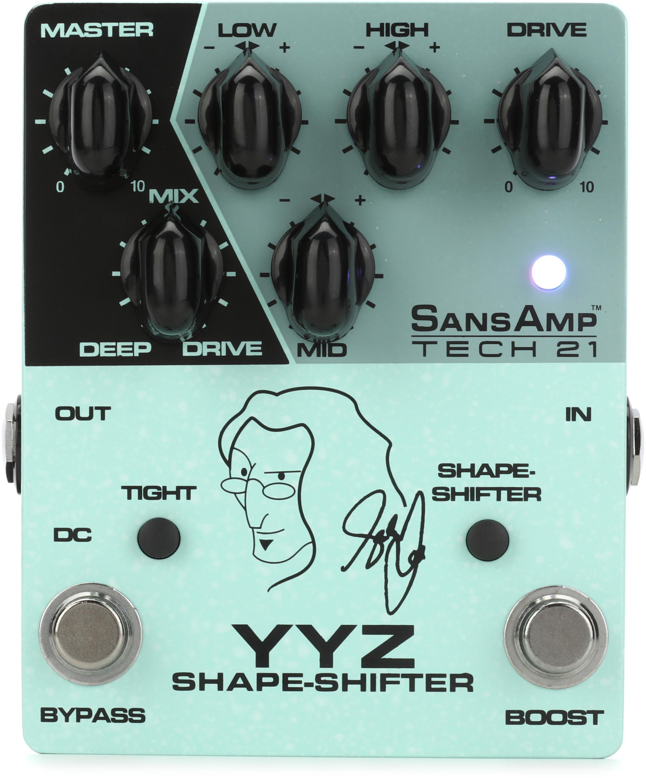 Tech 21 YYZ Geddy Lee Shape-shifter Signature SansAmp Pedal