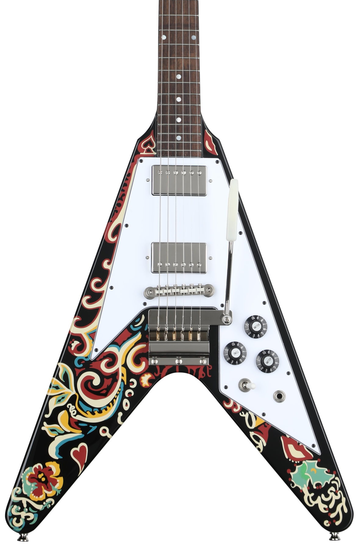 ギター Epiphone by Gibson 1958 Korina Flying V Epiphone 1958 Korina Flying V (White Pickguard) – Gibson