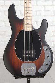 Product Image - This Item - Sterling By Music Man StingRay RAY4 Bass Guitar - Vintage Sunburst
