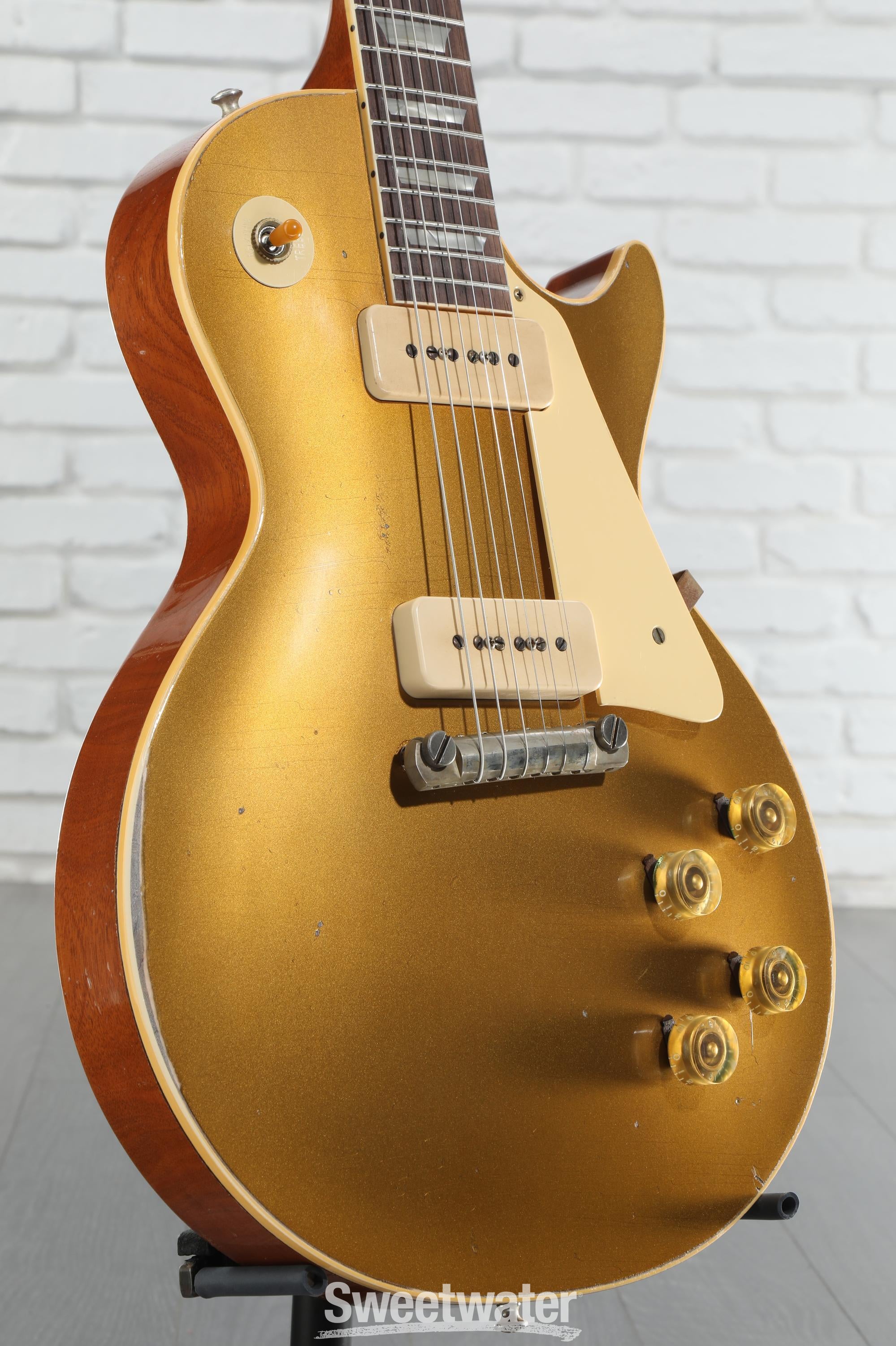ギター Gibson murphy lab 1954 allgold LIGHTAGED Gibson Custom Shop Murphy Lab 1954 Les Paul Heavy Aged
