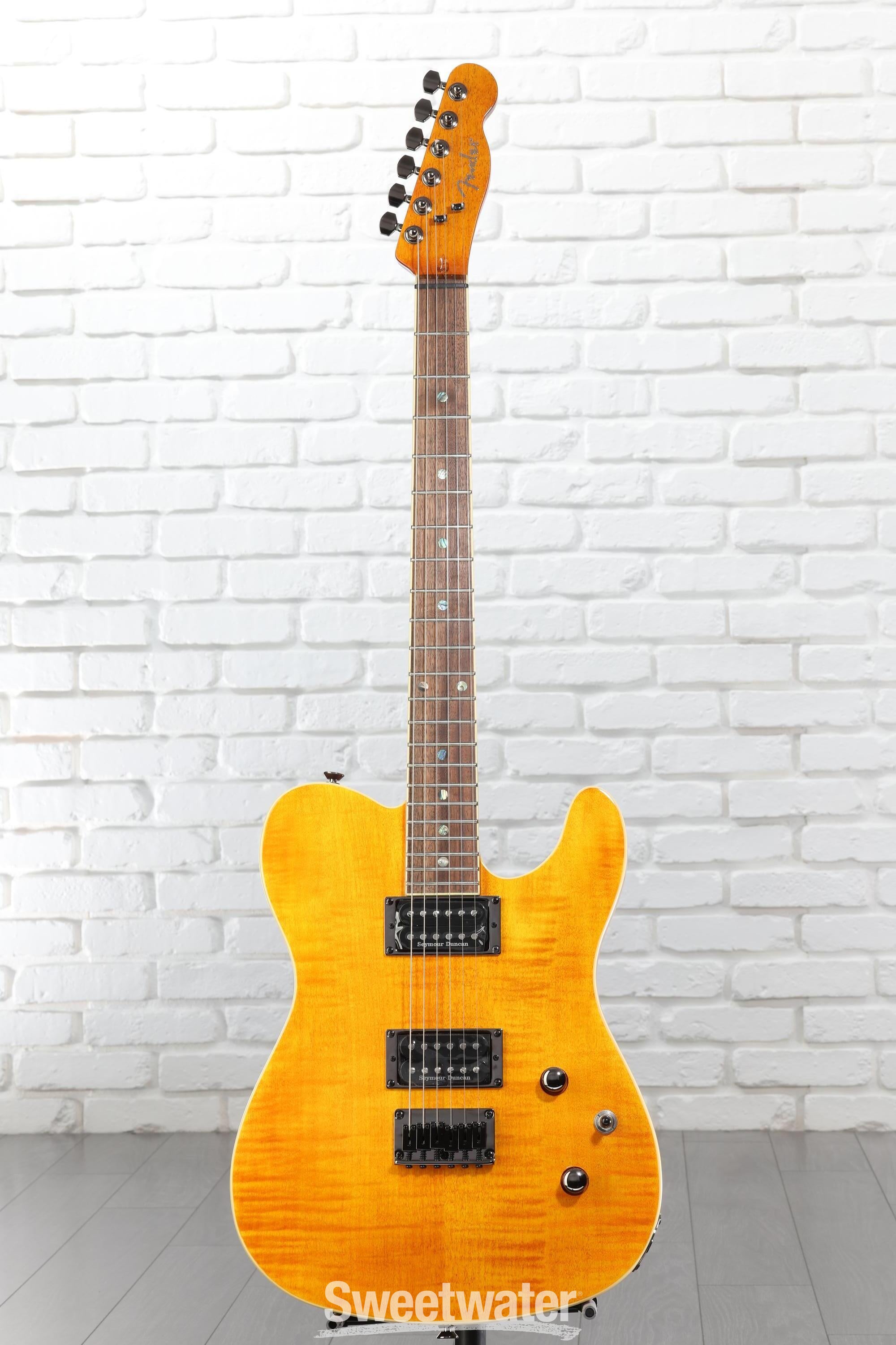 Fender Custom Telecaster FMT HH アンバー Fender Special Edition Custom Telecaster FMT HH Amber Electric