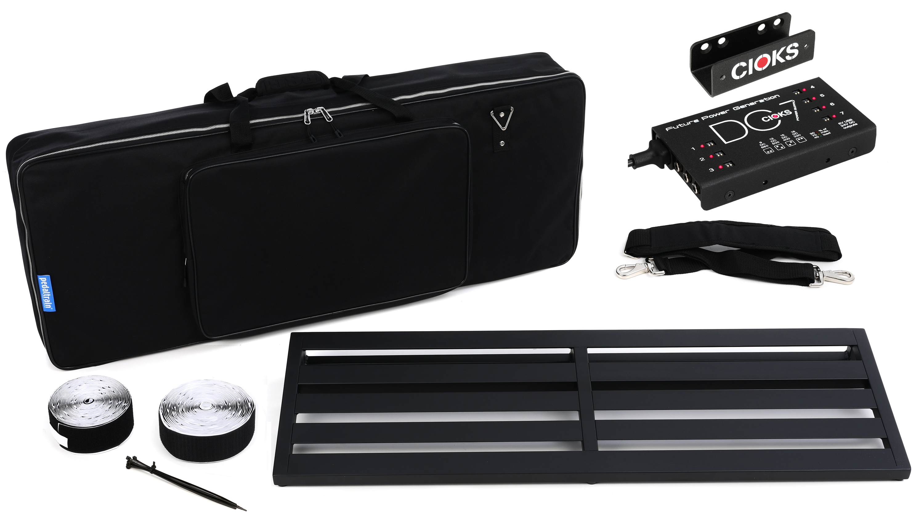 Pedaltrain Terra SC 42x14.5-inch Pedalboard with CIOKS DC7 Power