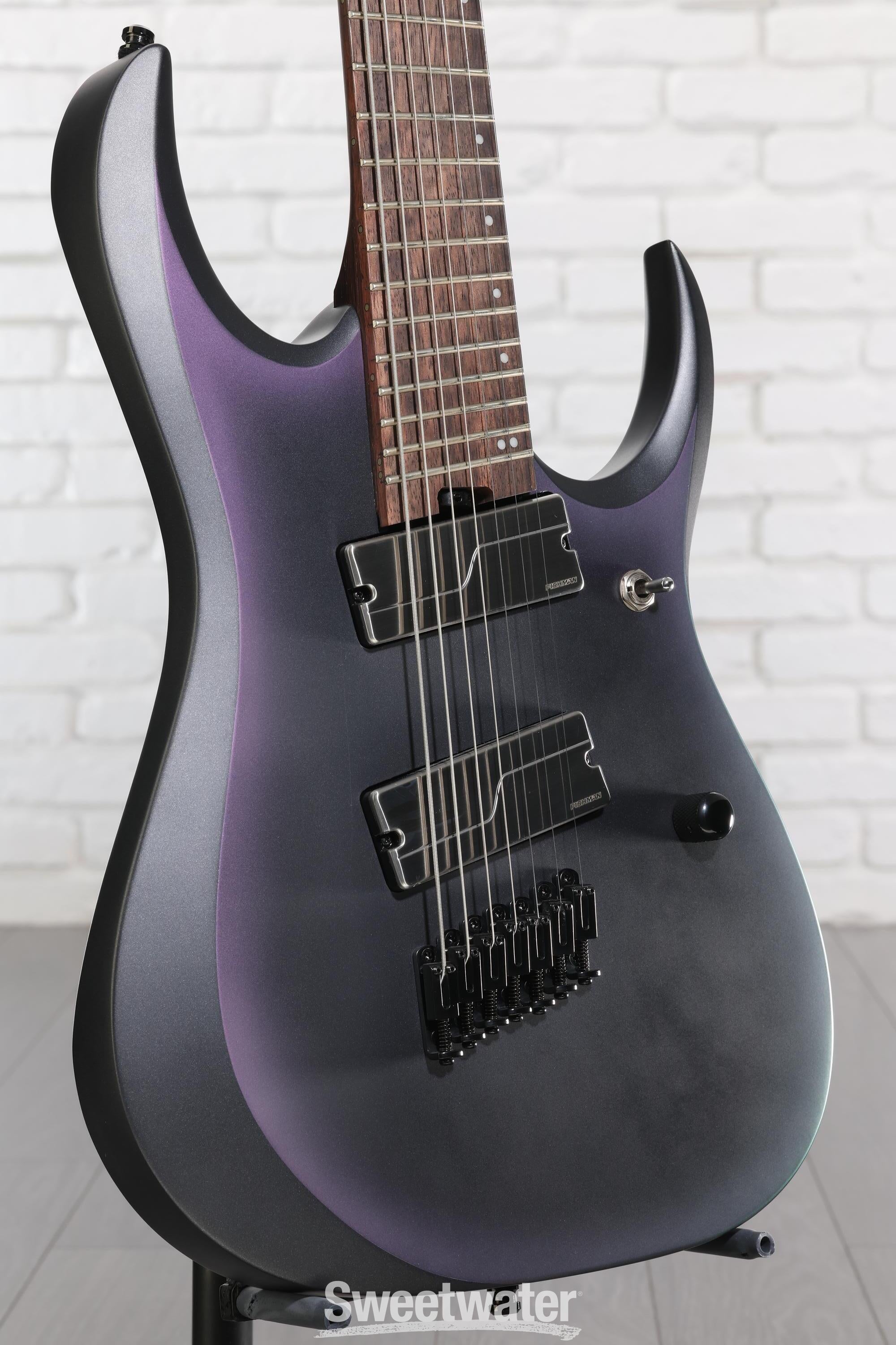 Photo of Ibanez Axion Label RGD71ALMS - Black Aurora Burst Matte