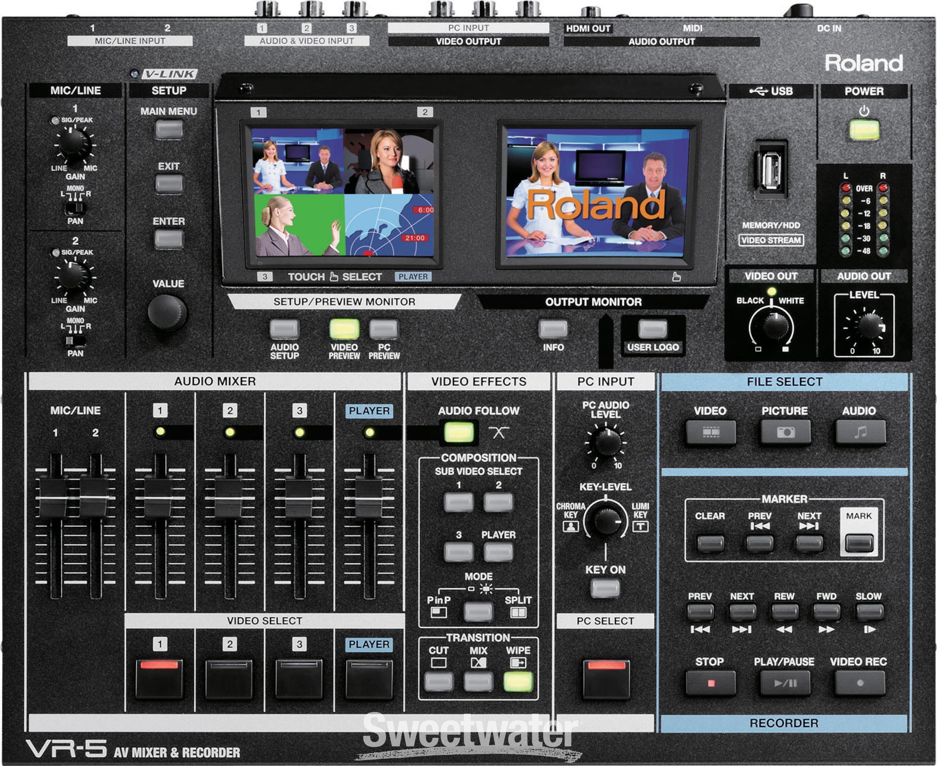 新規購入 ローランド Roloand 1022 VR-5 MIXER AV 配信機器・PA機器