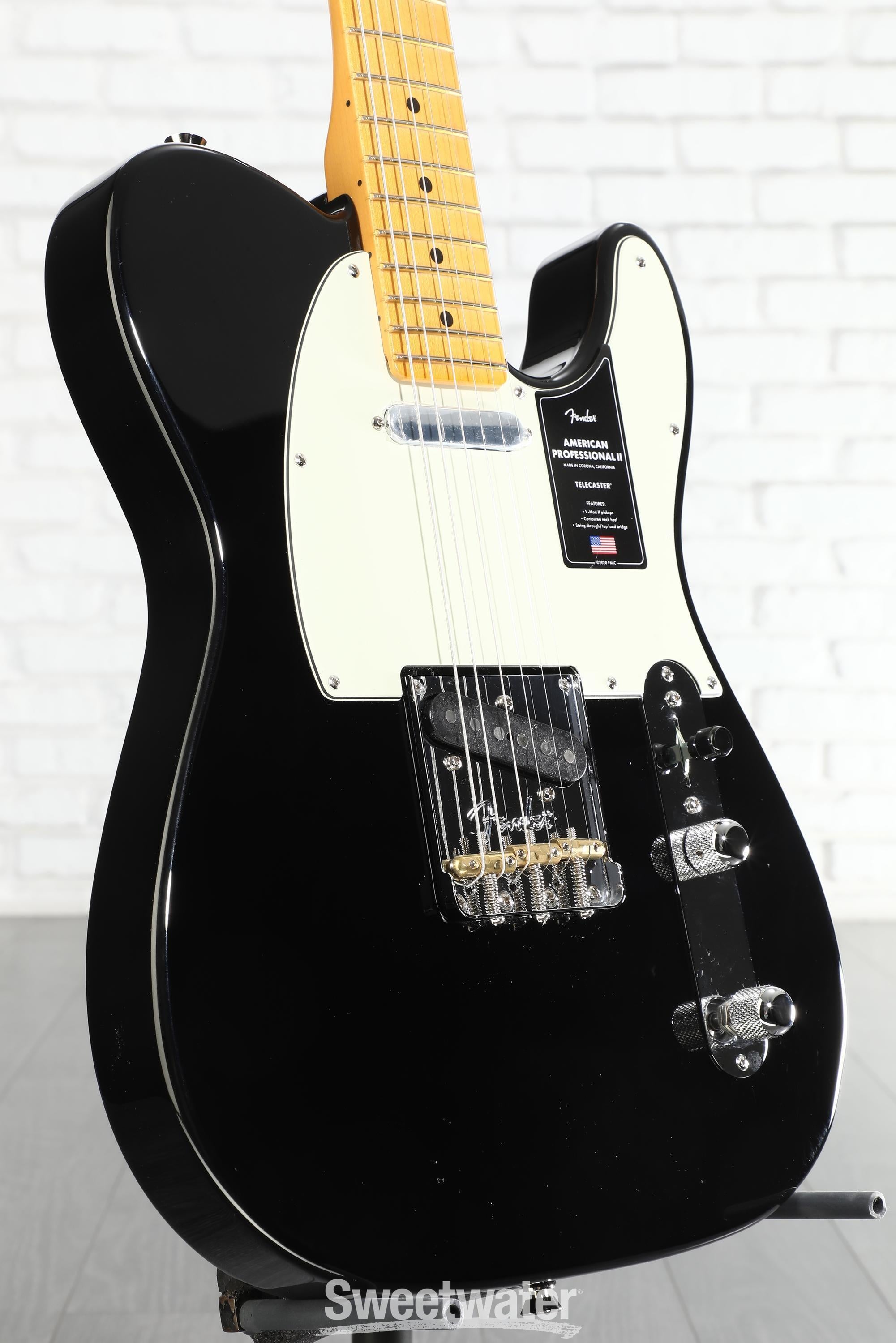 Photo of Fender American Professional II Telecaster - Black with Maple Fingerboard