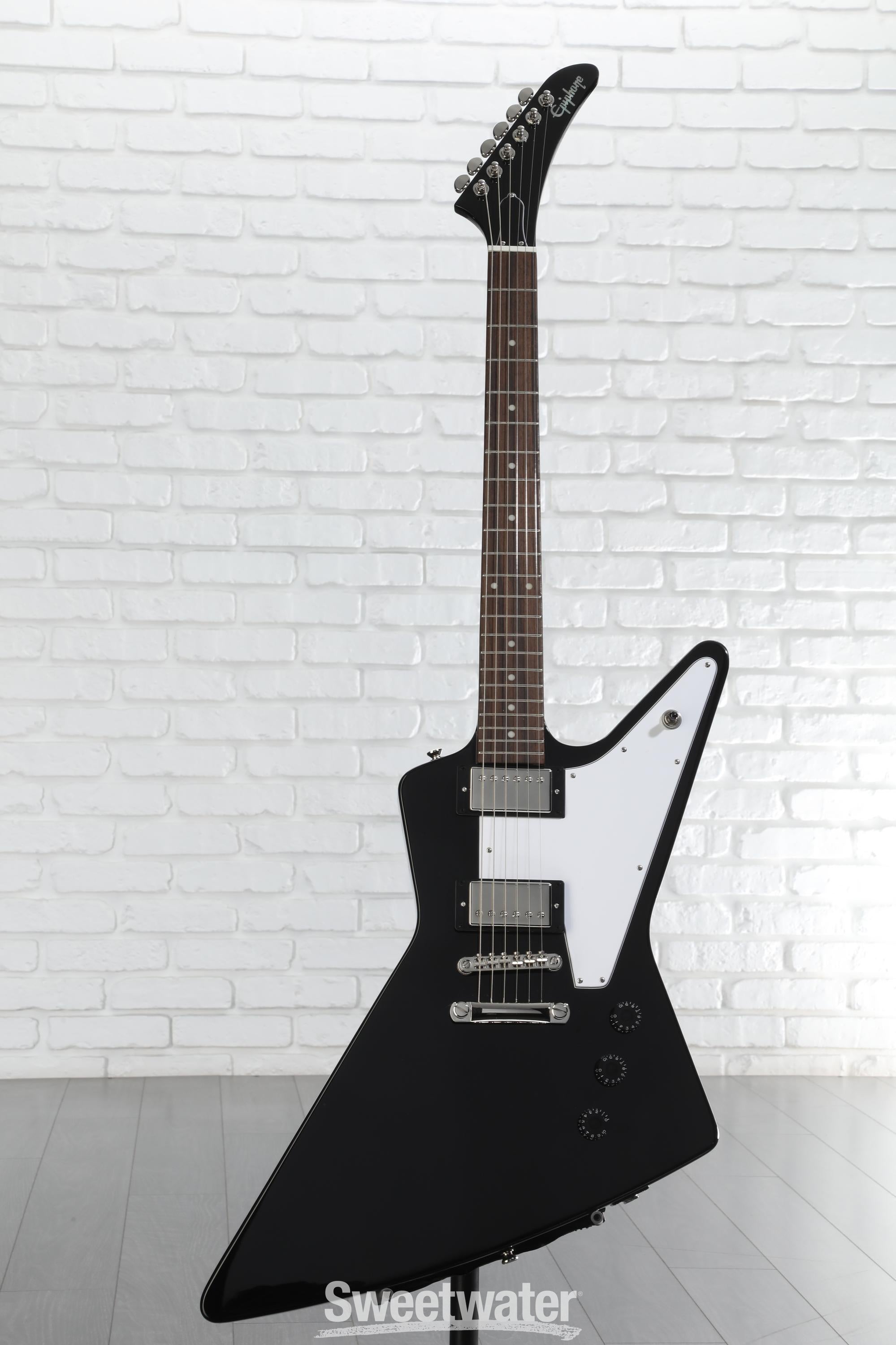 Epiphone Explorer エレキベース ブラック Epiphone Explorer Electric Bass (1990s, Black) | Reverb