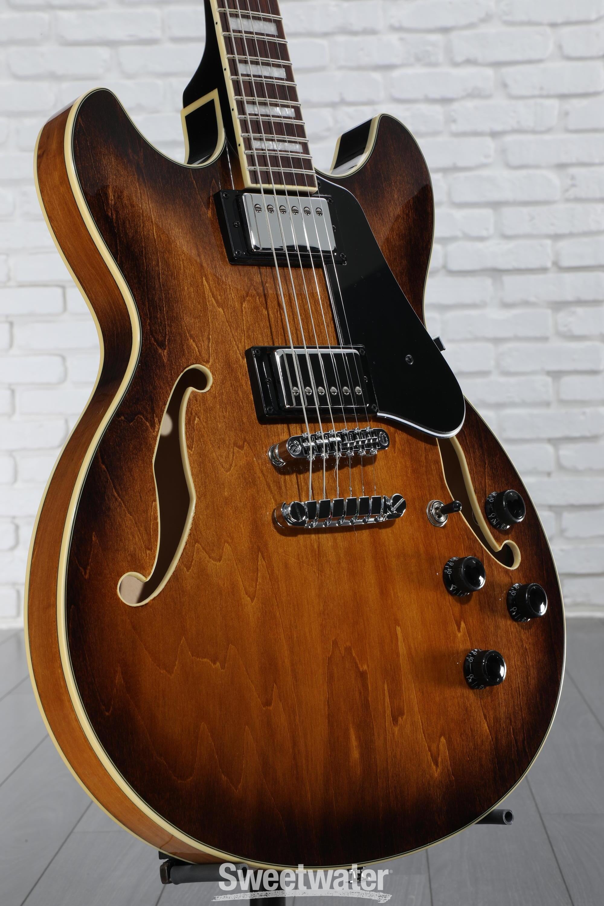 Ibanez Artcore AS73 Semi-Hollow Electric Guitar - Tobacco Brown