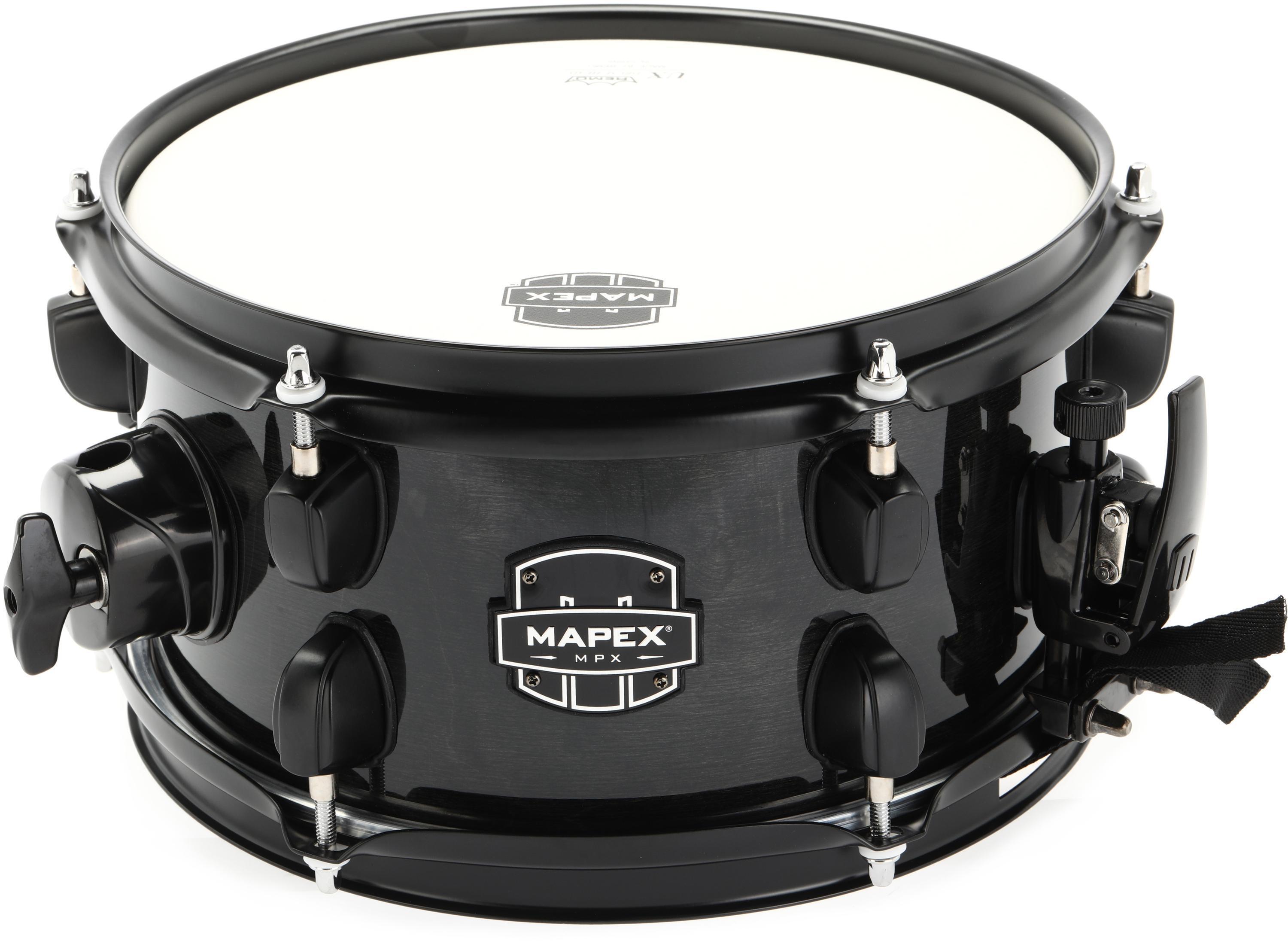 Mapex MPX Maple/Poplar Side Snare Drum - 5.5 x 10-inch - Black with Black  Hardware