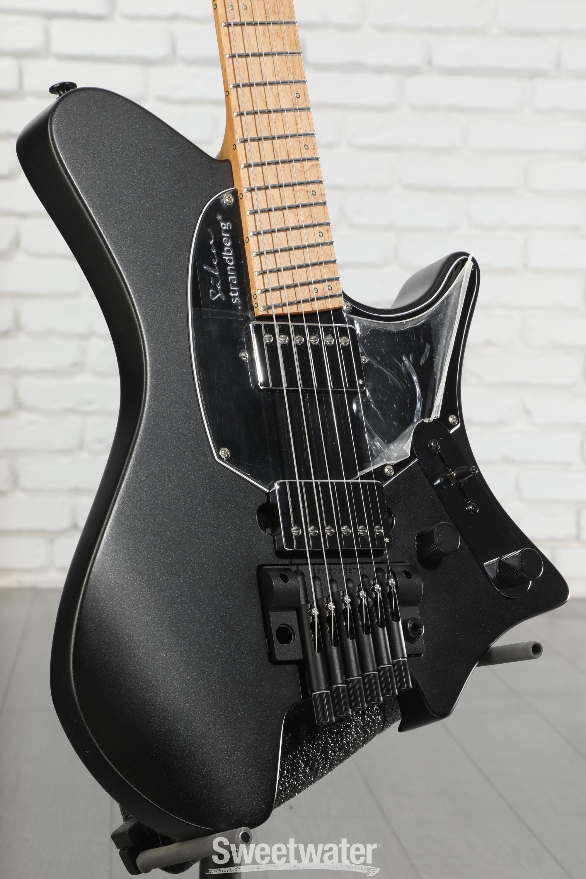 ギター strandberg* Salen classic Strandberg Sälen Classic NX 6 Headless Guitar w/ Tremolo – Black