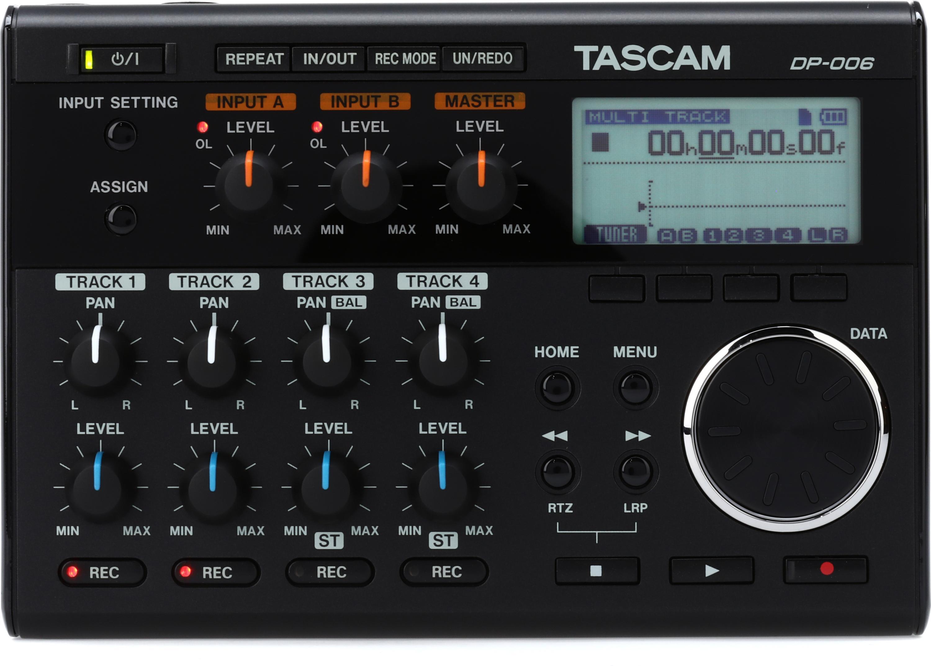 Tascam Porta Two Mini Studio 4-Track Cassette Tape Recorder Free Ship