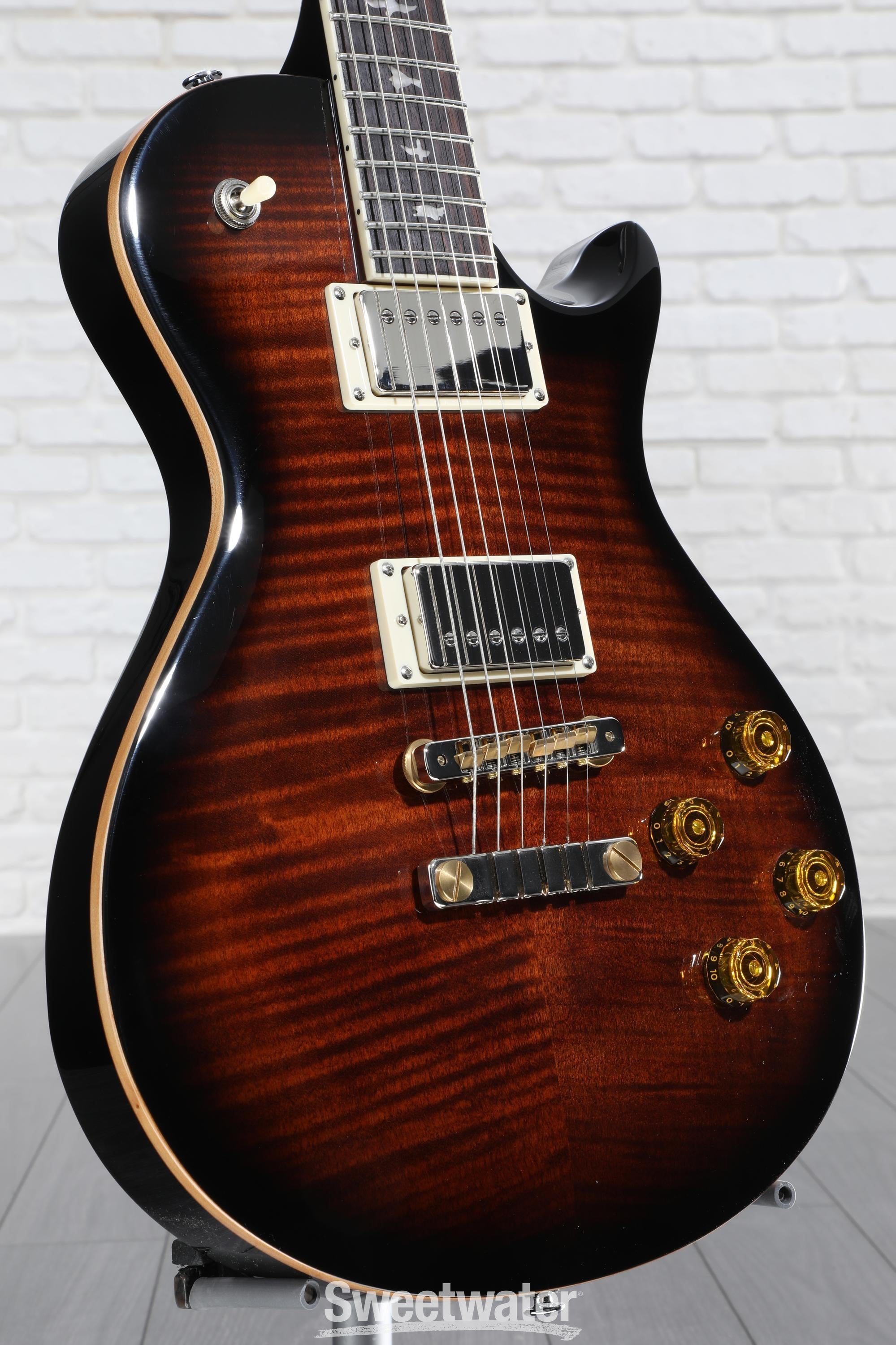 ギター PRS SE McCARTY 594 Black Gold Sunburst PRS SE Singlecut McCarty 594 Electric Guitar Black Gold