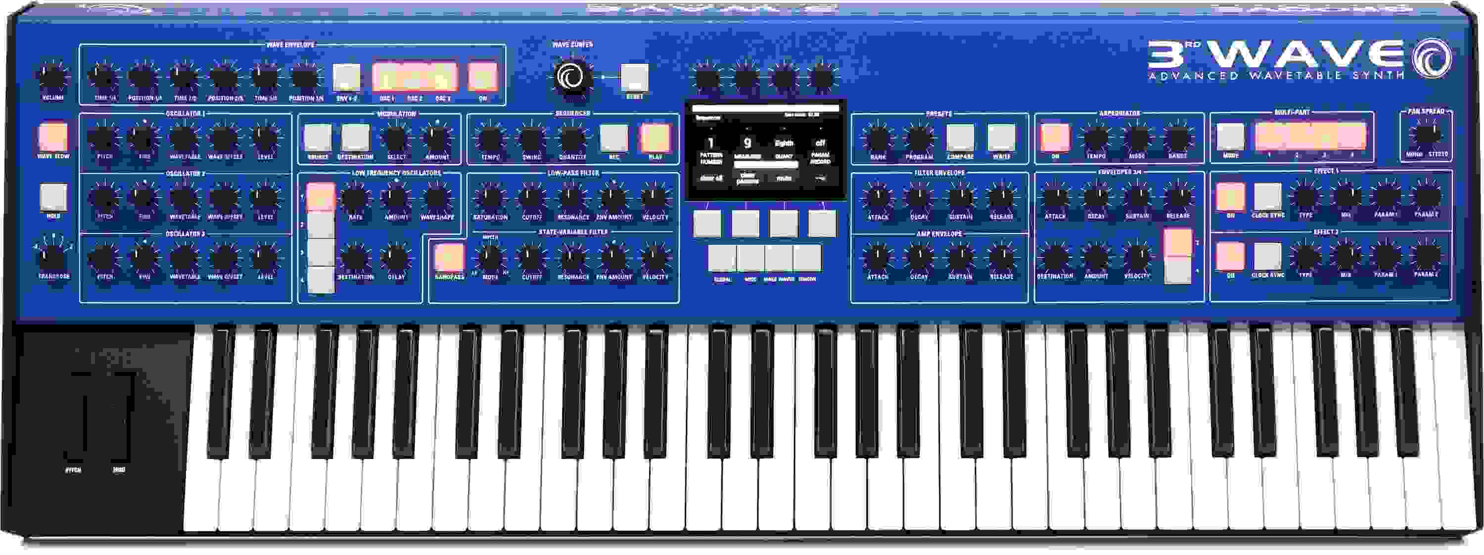 Groove Synthesis 3rd Wave 61key Advanced Wavetable Synthesizer