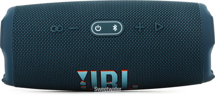  JBL Charge 5 - Portable Bluetooth Speaker with Megen Hardshell  Travel Case with IP67 Waterproof and USB Charge Out (Blue) : Electronics