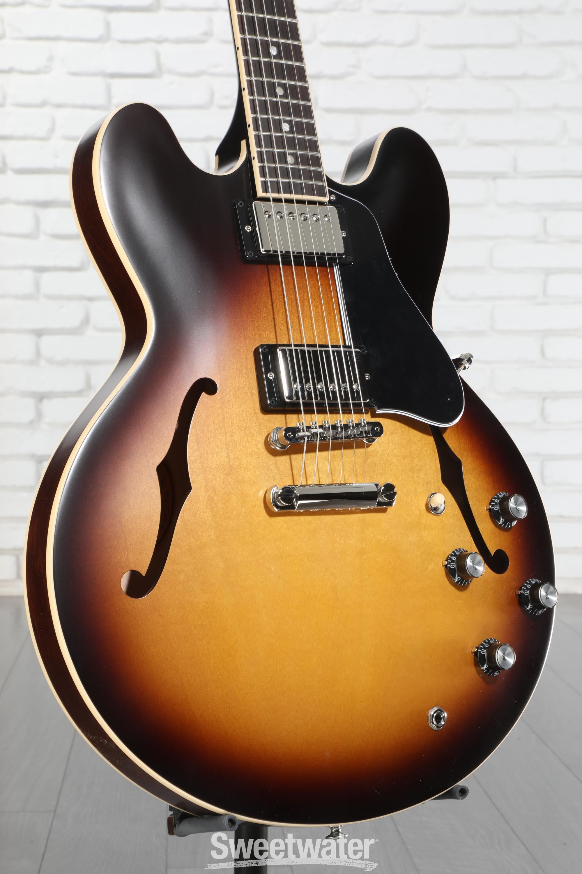 ギター Gibson ES-335 satin vintage burst Gibson ES-335 Satin - Satin Vintage Burst Reviews | Sweetwater