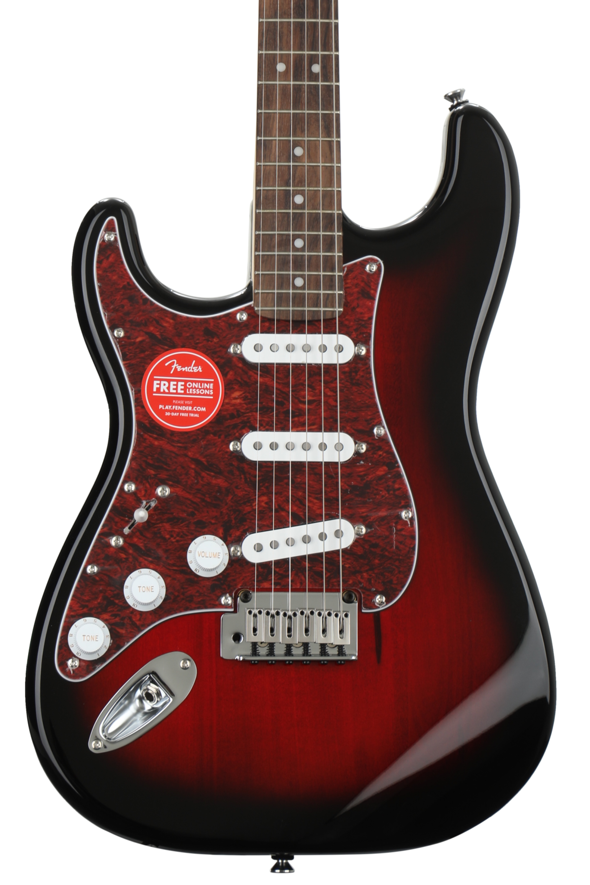 ギター Squier Standard Stratocaster Squier Standard Stratocaster, Left-Handed - Antique Burst w