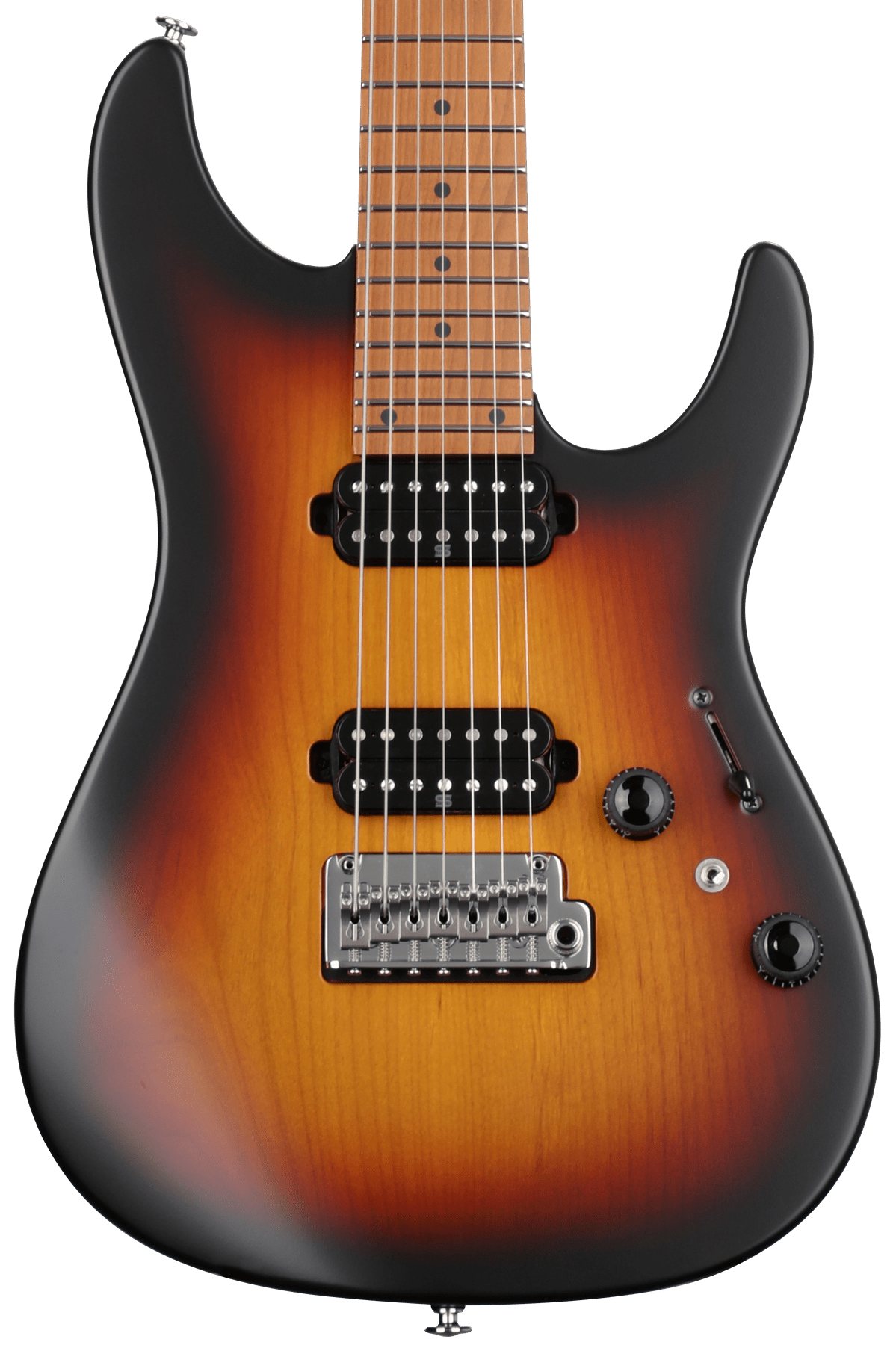 Ibanez Prestige AZ24047 7-string Electric Guitar Tri Fade Burst Flat  Sweetwater