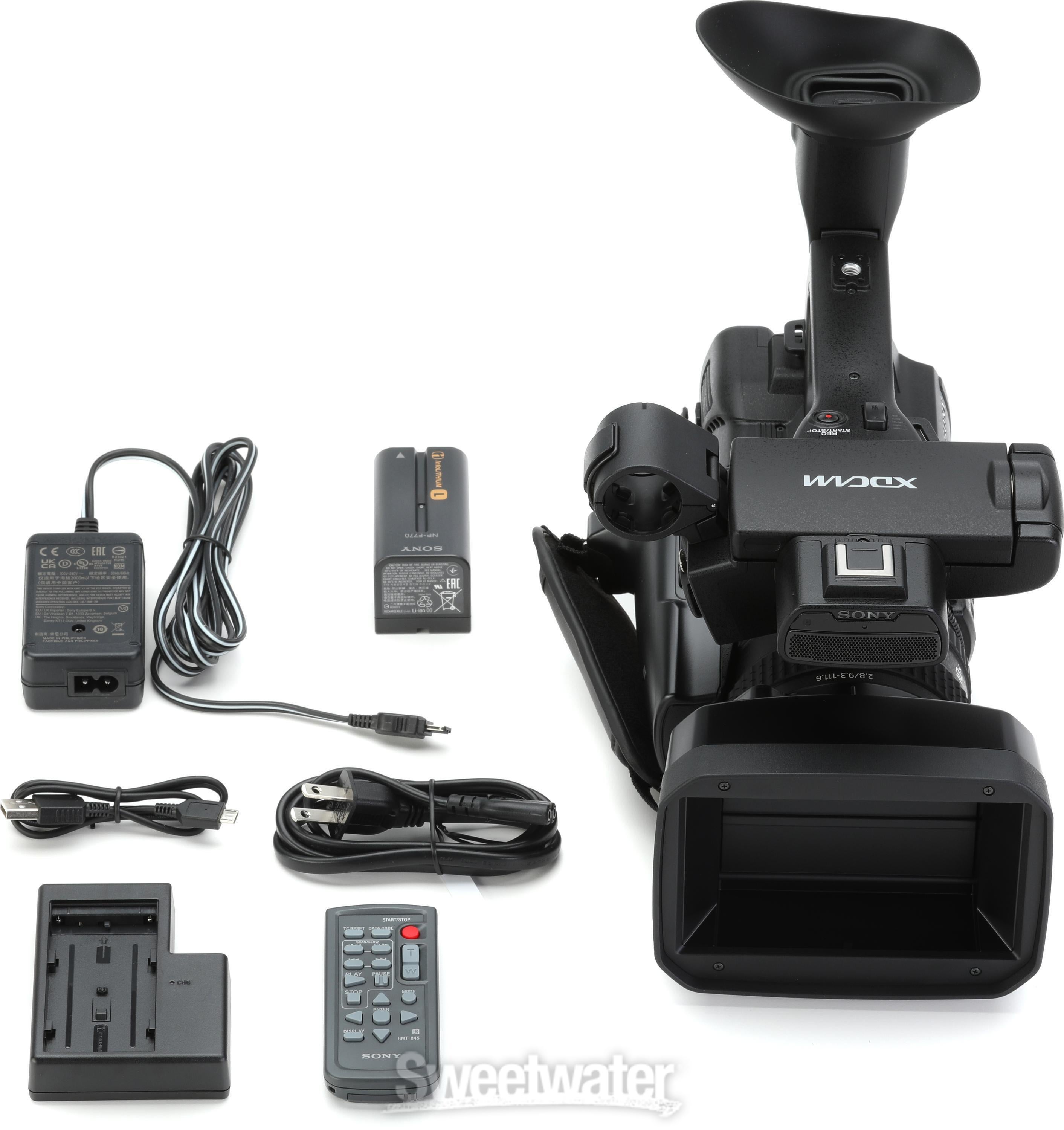 Sony PXW-Z150 4K HDR Handheld Camcorder | Sweetwater