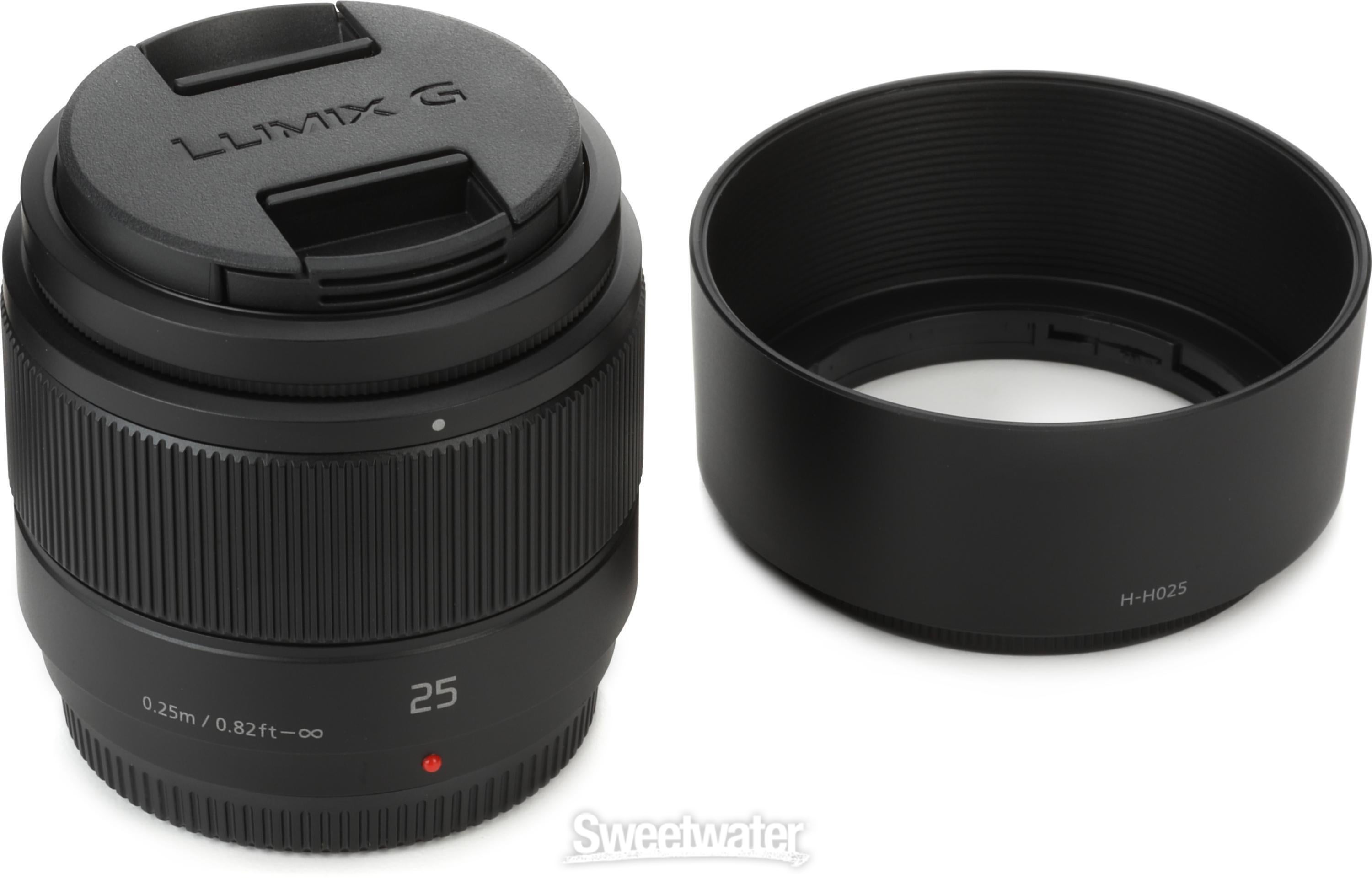 Panasonic LUMIX H-H025 25mm f/1.7 プロテクタ付 Panasonic Lumix G 25mm f/1.7 ASPH. Lens H-H025K B&H Photo Video