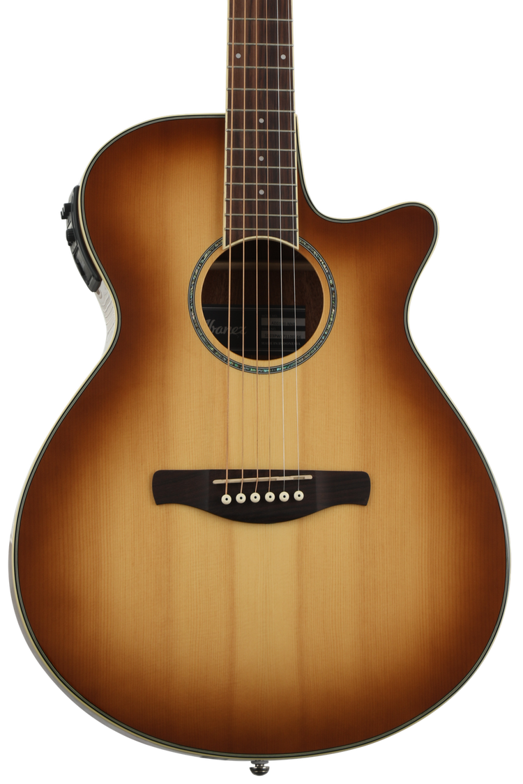 Ibanez AEG10II - Natural Browned Burst High Gloss | Sweetwater