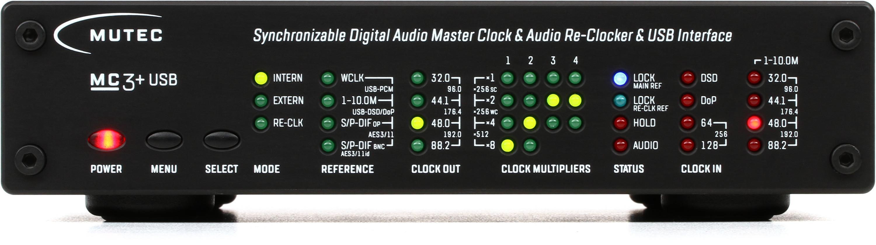 Mutec MC-3+ USB Master Clock - Black