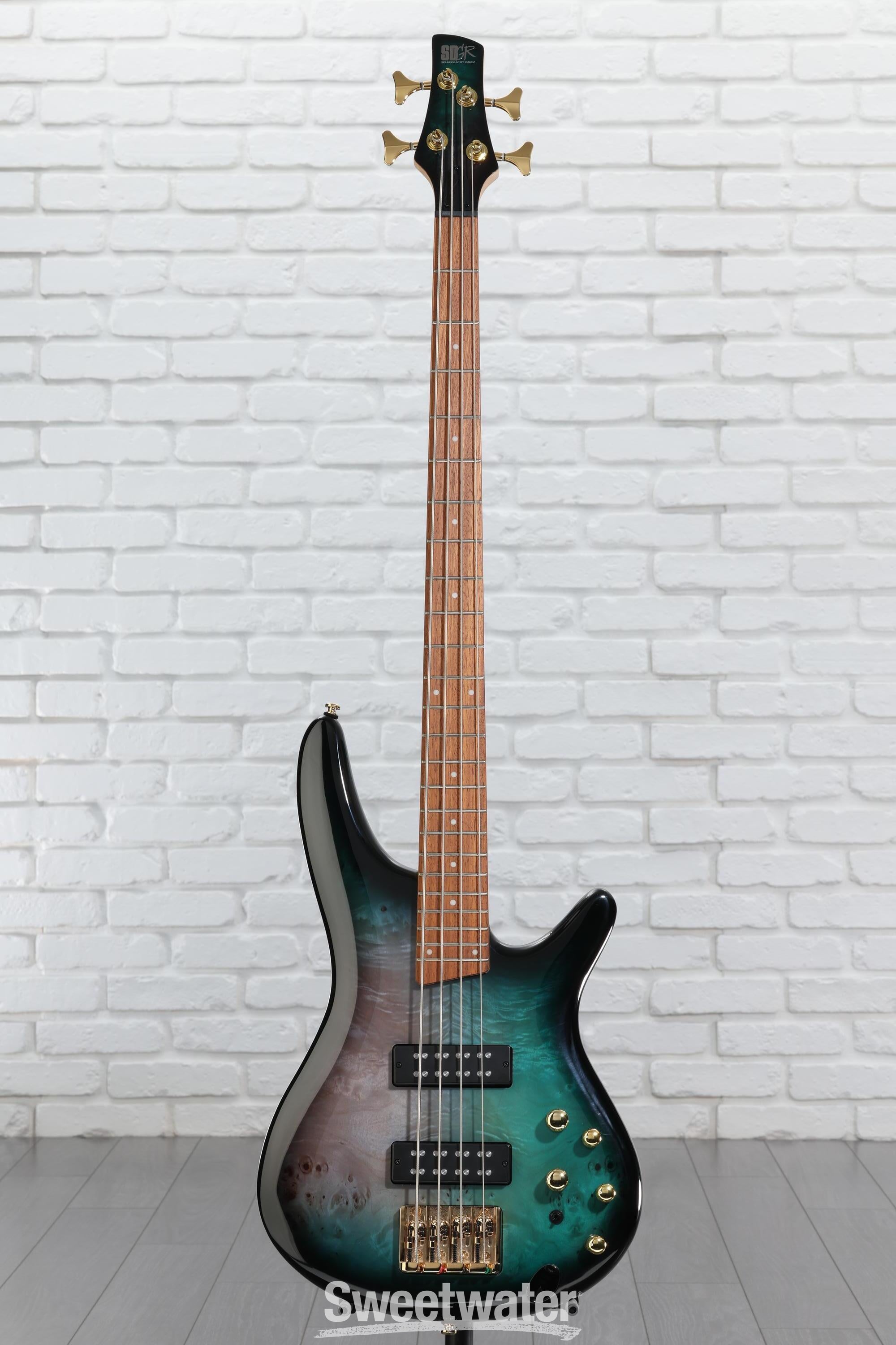 plage 
Healthy denim/ヘルシーデニムBLUE BIG シャツ Ibanez SR400EPBDX 4-string Electric Bass - Tropical Seafloor
