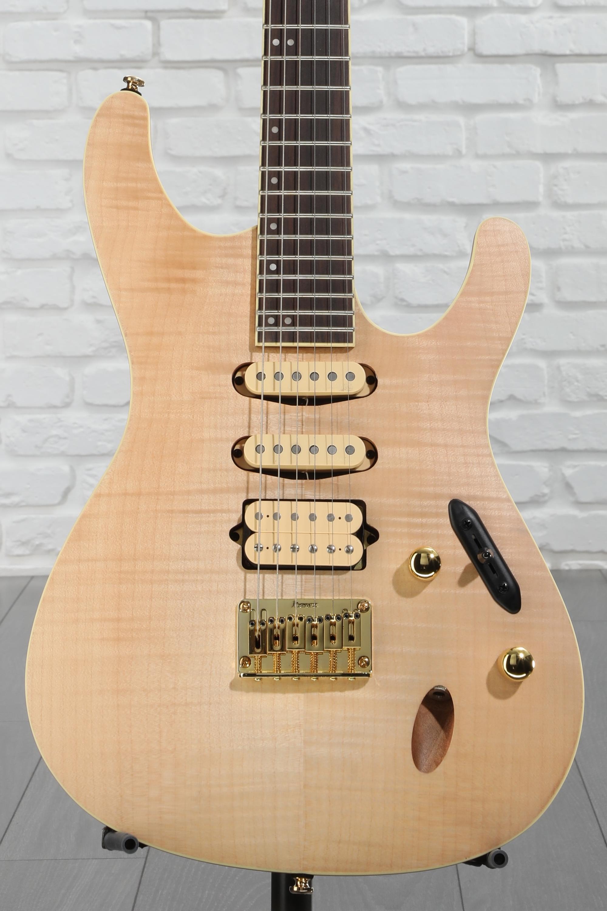 Ibanez Standard SEW761FM Electric Guitar - Natural Flat