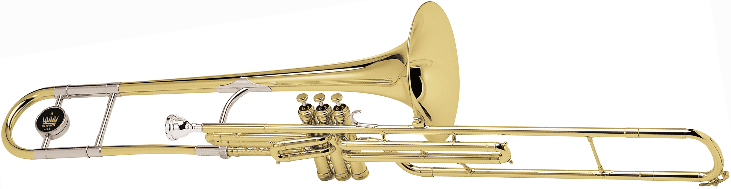 Photo of King 3BV Legend Professional Valve Trombone - Clear Lacquer