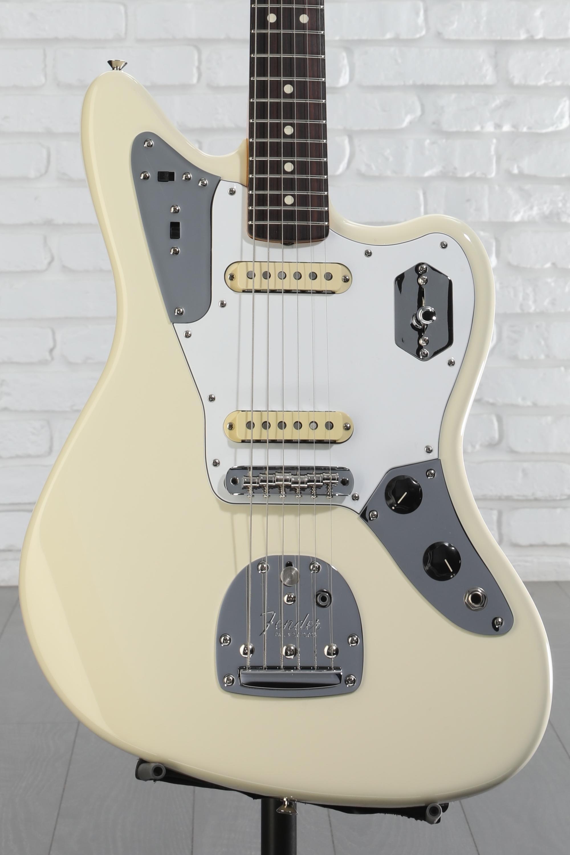 Fender Johnny Marr Jaguar - Olympic White with Rosewood