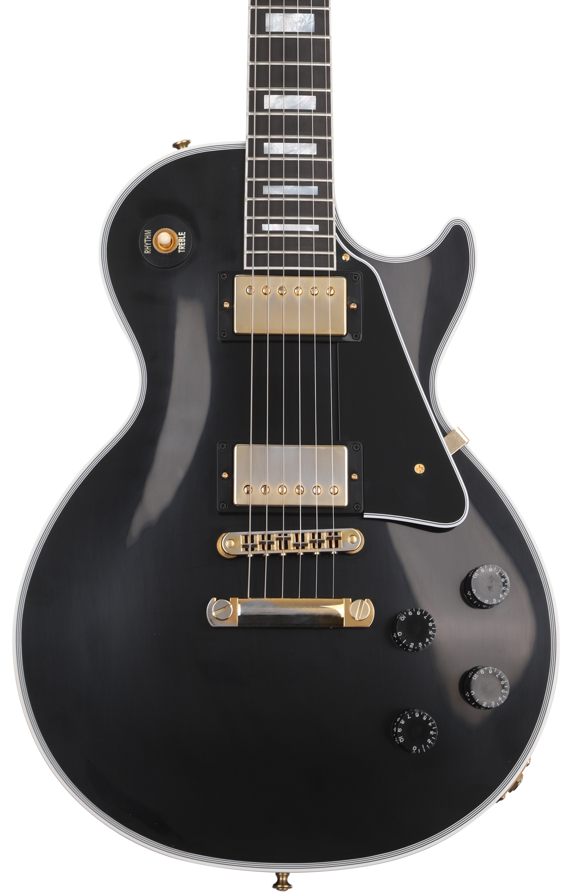 Gibson Custom Made to Measure Les Paul Custom Electric Guitar - Ebony, VOS