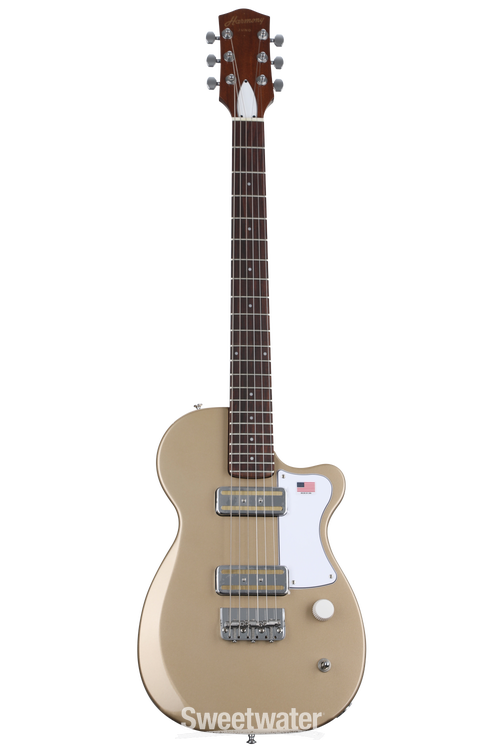 Harmony Juno Electric Guitar - Champagne with Rosewood Fingerboard