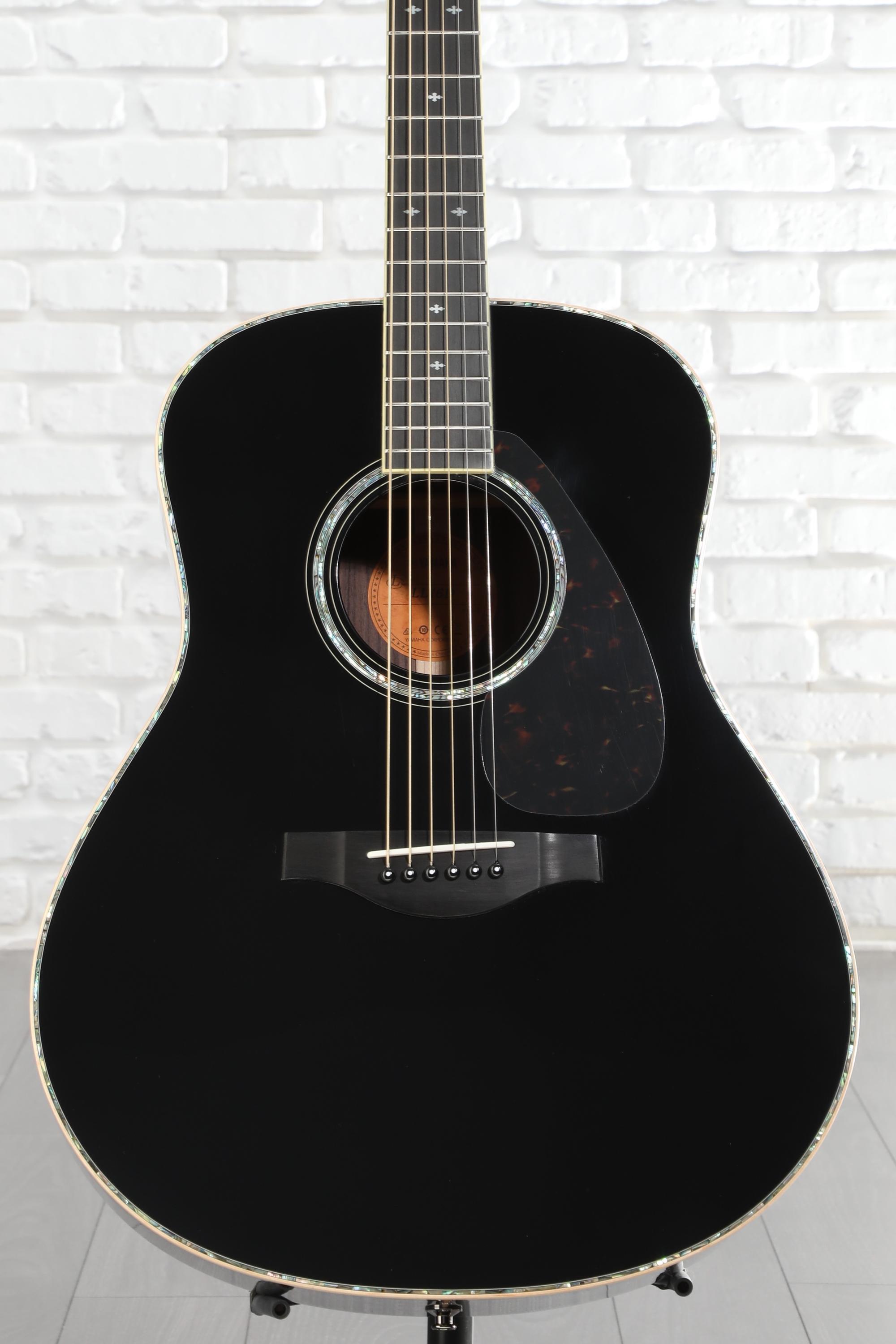 Yamaha LL16D ARE Original Jumbo Acoustic-electric Guitar - Black